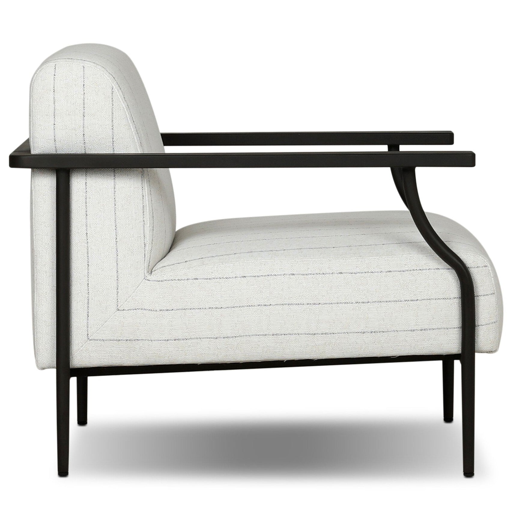 Four Hands Haverford Amalfi Natural Outdoor Chair — side view