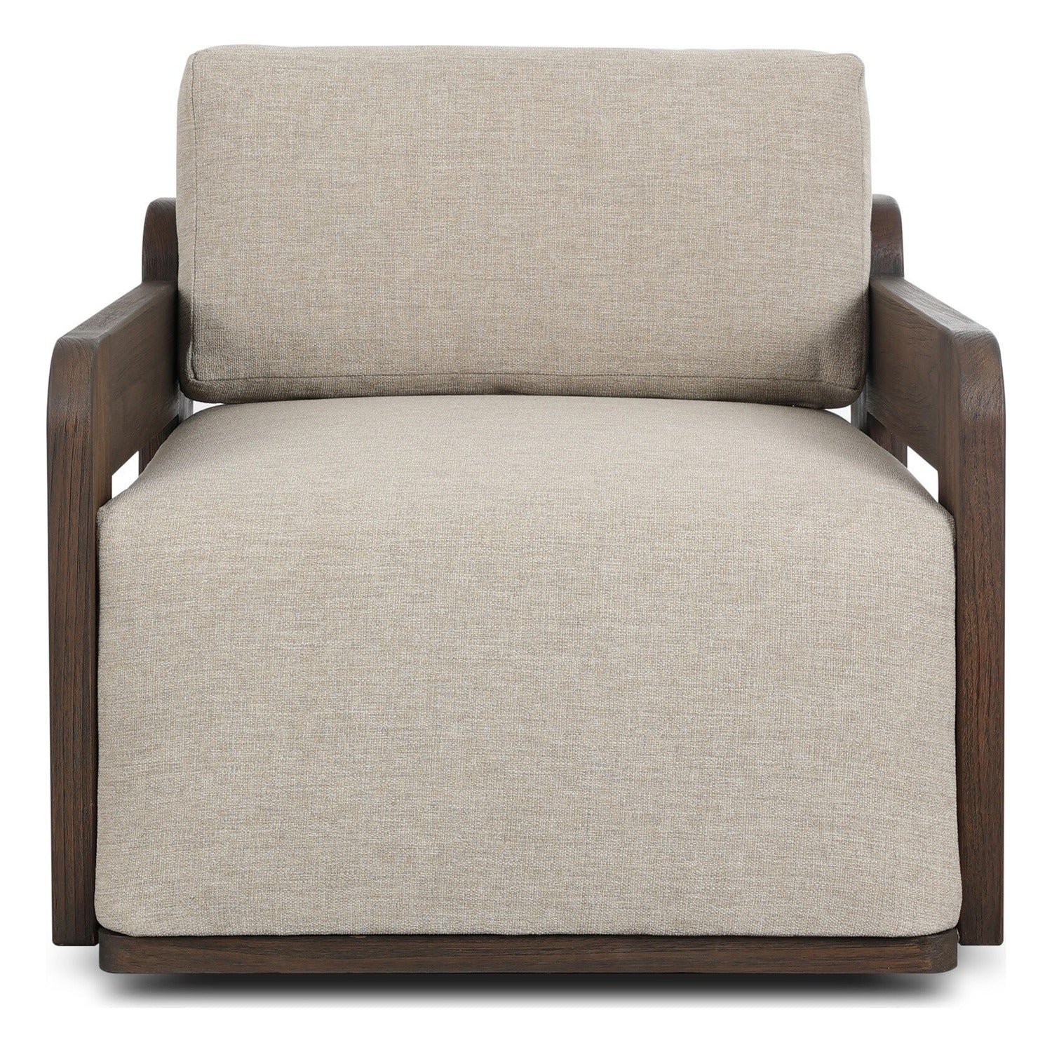 Four Hands Arwen Alessi Buff Outdoor Swivel Chair