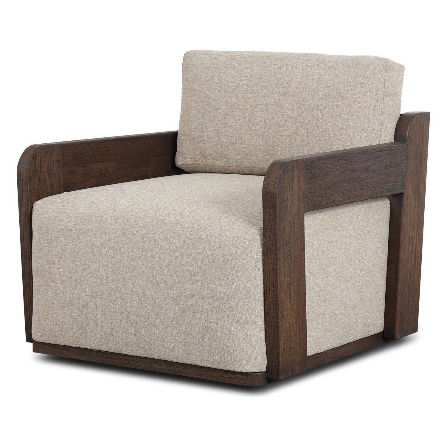 Four Hands Arwen Alessi Buff Outdoor Swivel Chair