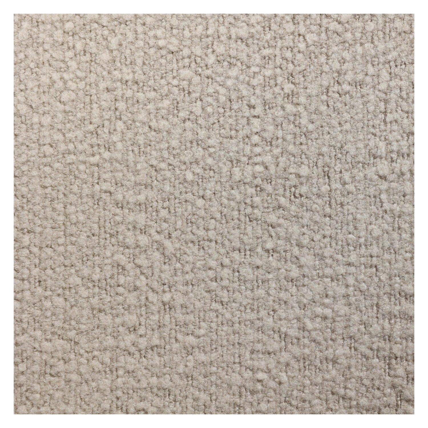 Four Hands Vaughn Vada Cream Outdoor Chair in double-twist woven umber with boucle cushion, close-up detail of woven texture, view 4