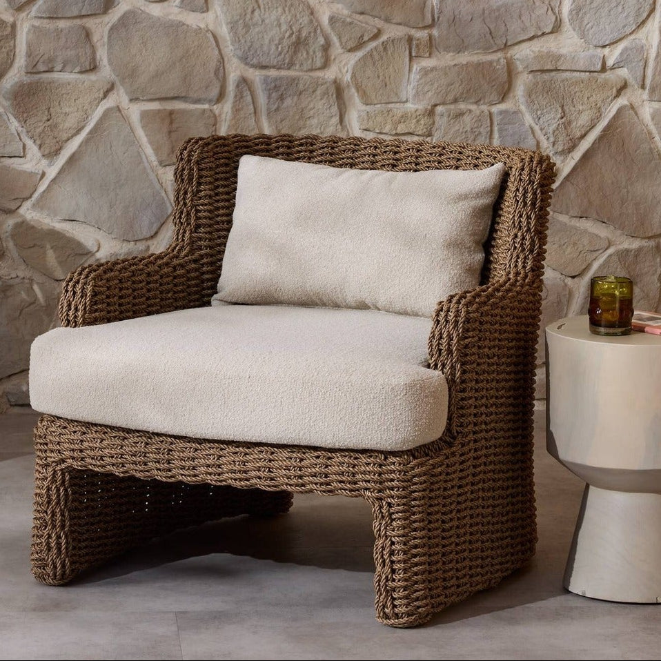Four Hands Vaughn Vada Cream Outdoor Chair