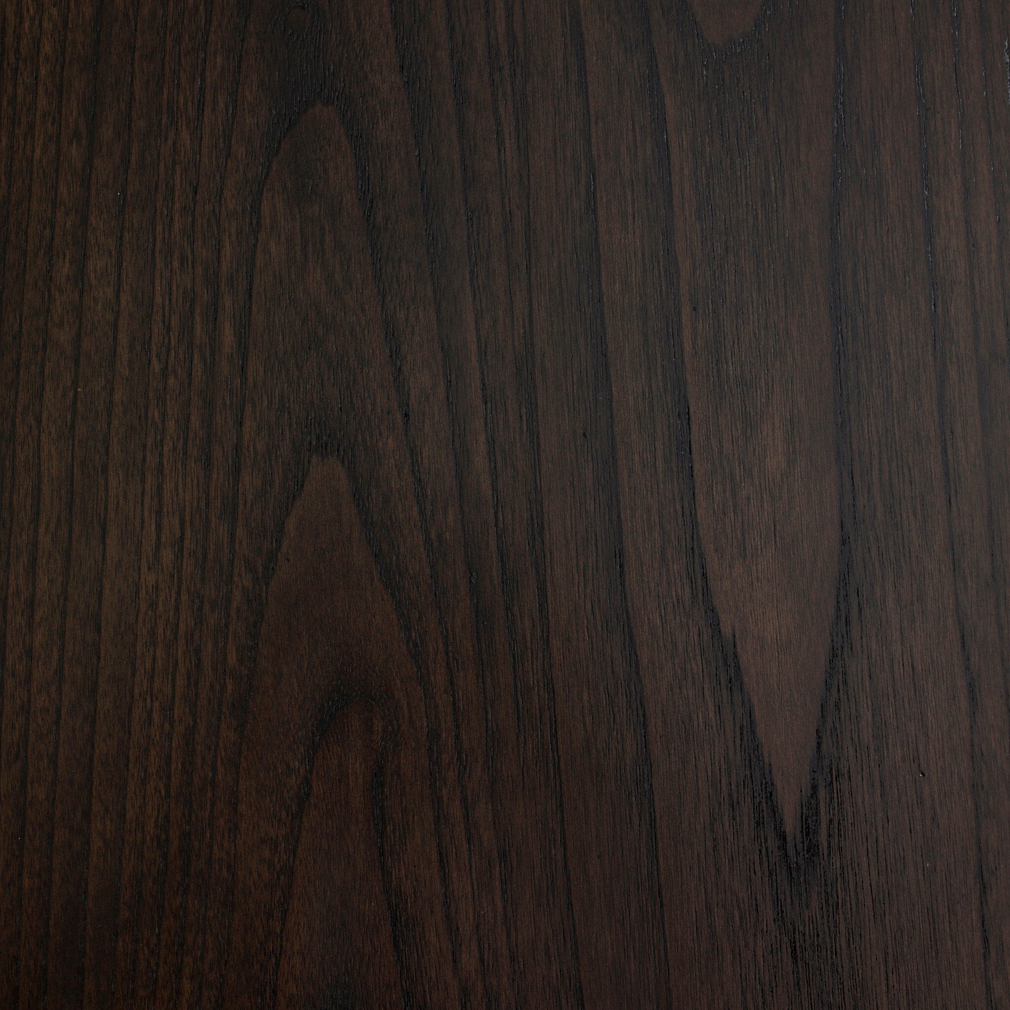 Four Hands Greer Smoked Black Sungkai Nightstand — material and finish detail