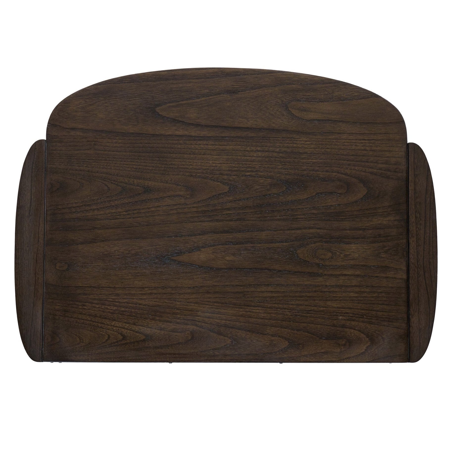 Four Hands Greer Smoked Black Sungkai Nightstand — top-down view