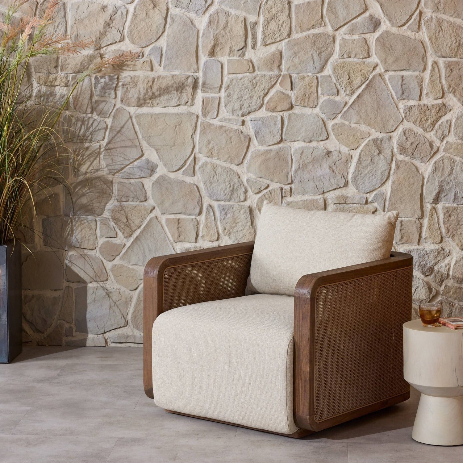 Four Hands Reiner Ellor Beige Outdoor Chair