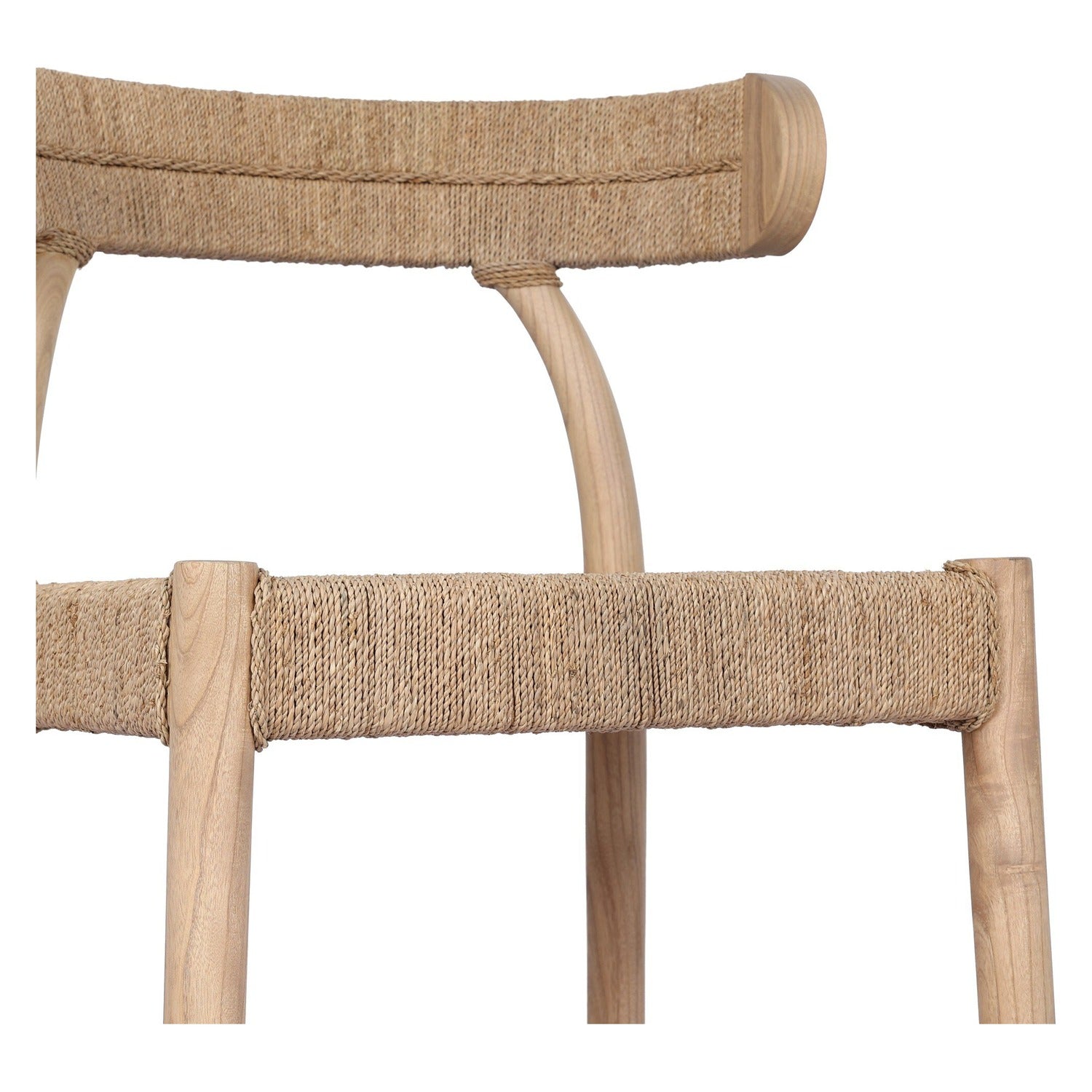 Four Hands Pampa Smoked Natural Counter Stool Set of 2