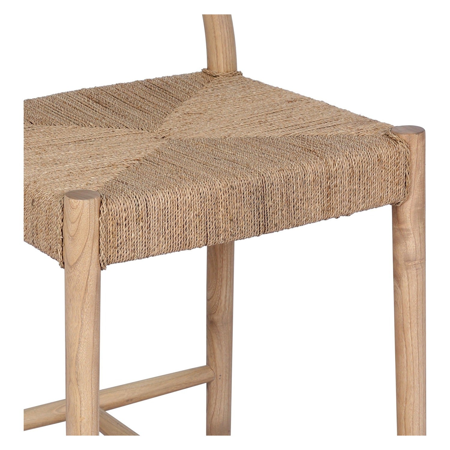 Four Hands Pampa Smoked Natural Counter Stool Set of 2
