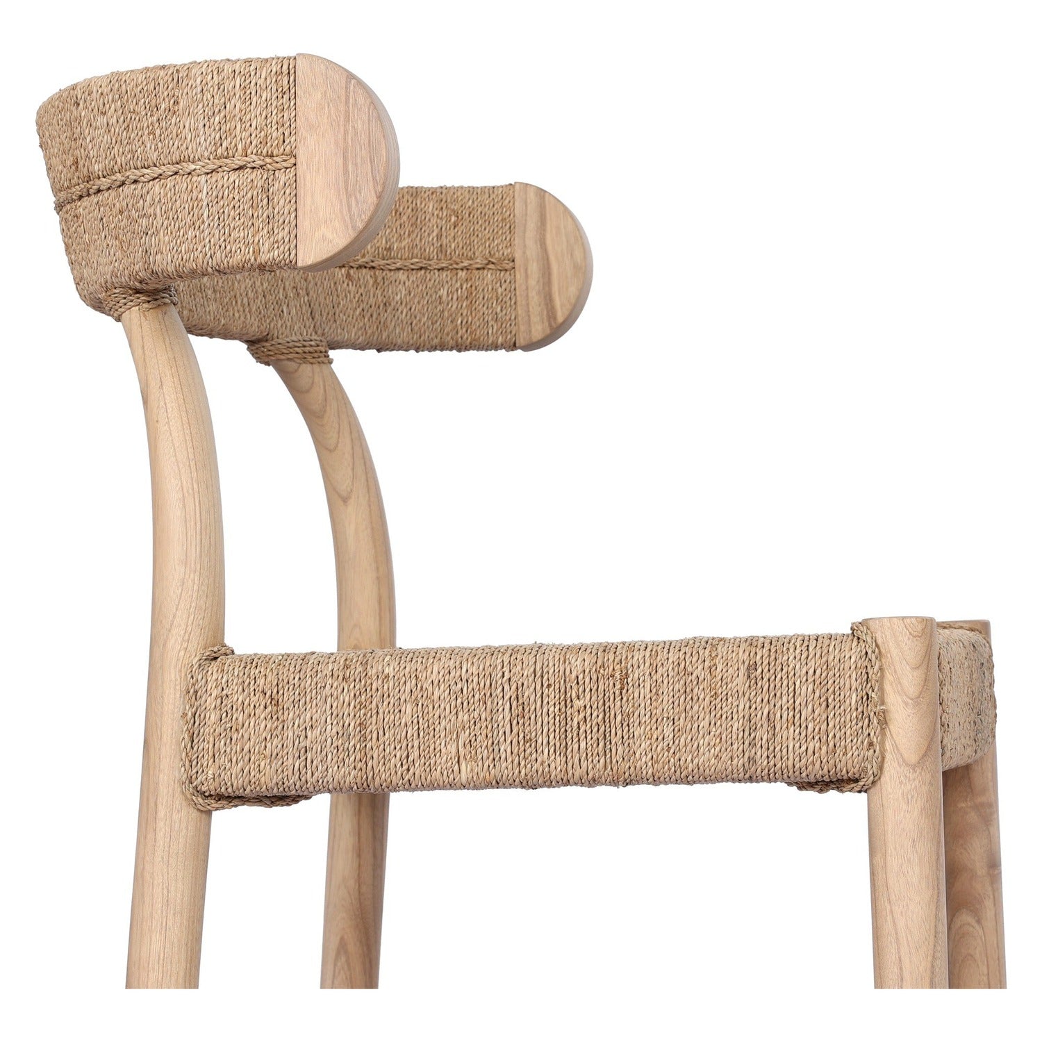 Four Hands Pampa Smoked Natural Counter Stool Set of 2