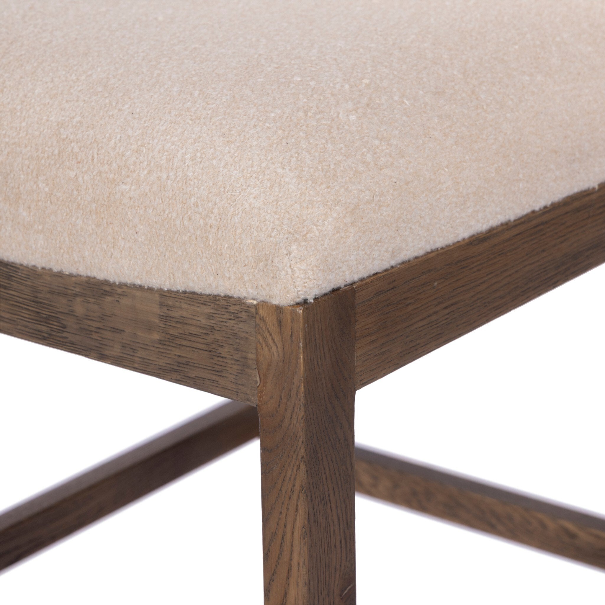 Four Hands Gables Crete Sand Counter Stool — construction detail