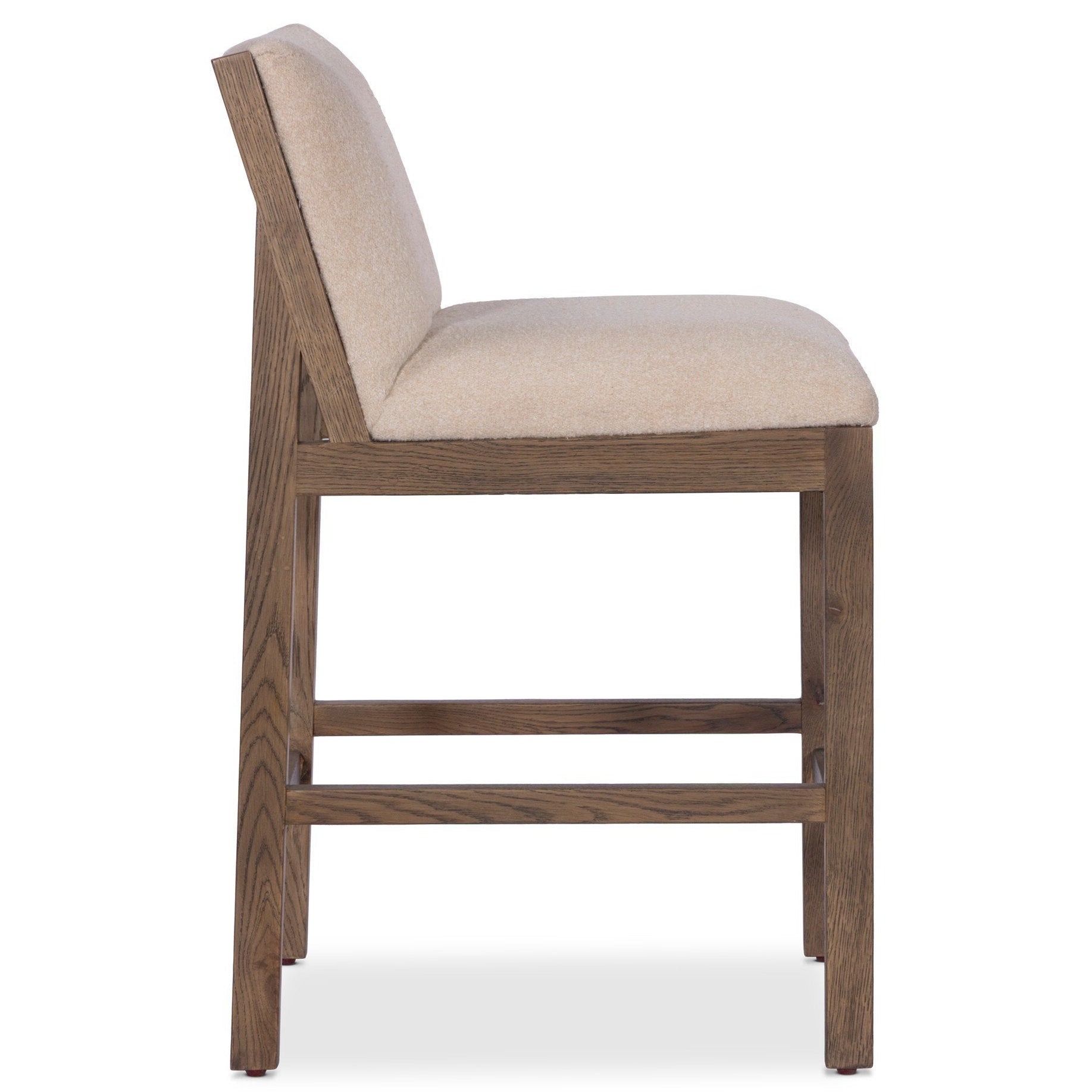 Four Hands Gables Crete Sand Counter Stool — side view