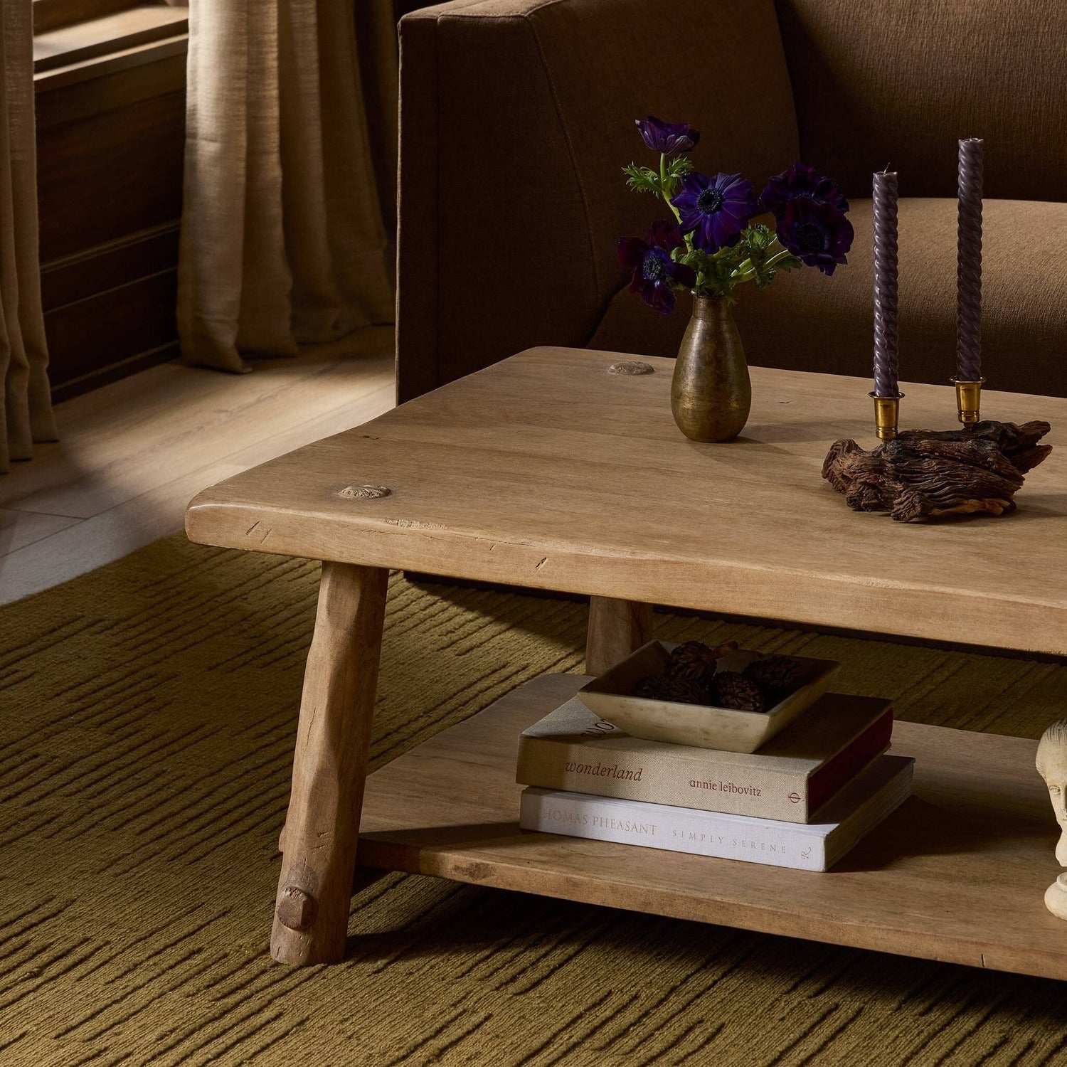 Four Hands Hasia Light Mixed Reclaimed Coffee Table