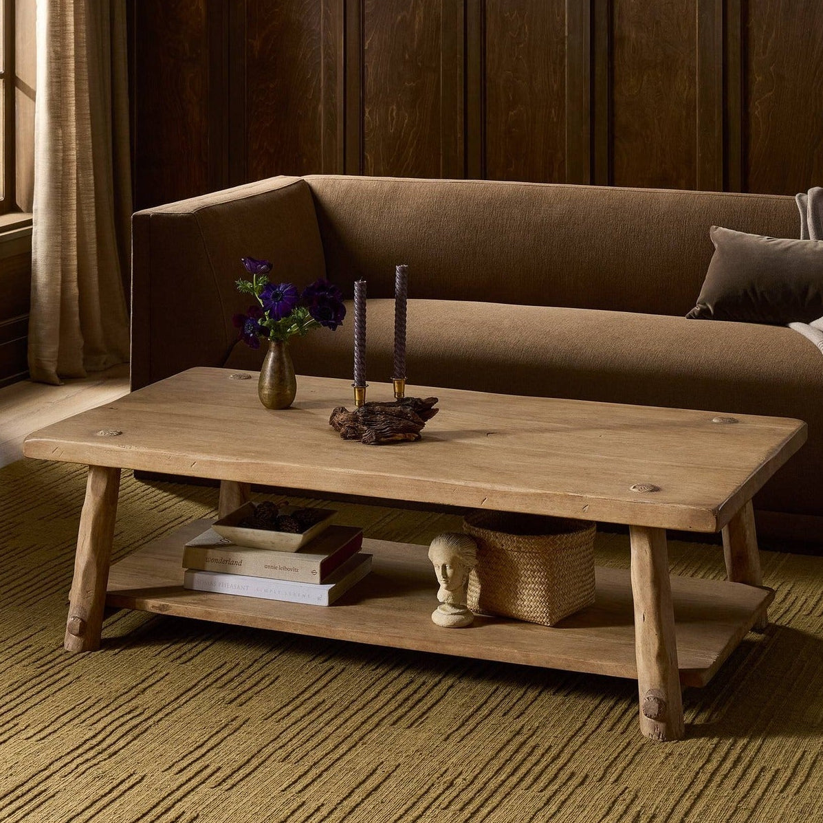 Four Hands Hasia Light Mixed Reclaimed Coffee Table