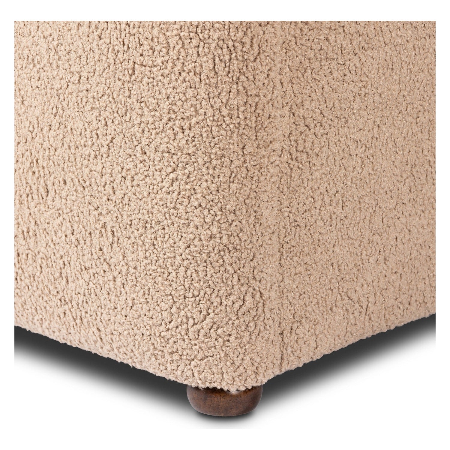 Four Hands Kadon Sheepskin Camel Accent Bench