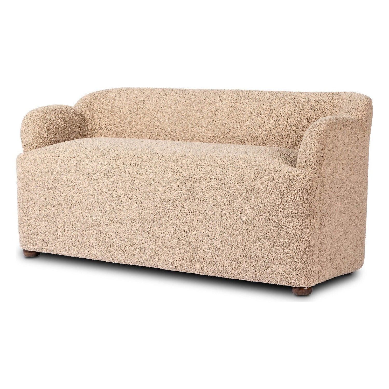 Four Hands Kadon Sheepskin Camel Accent Bench
