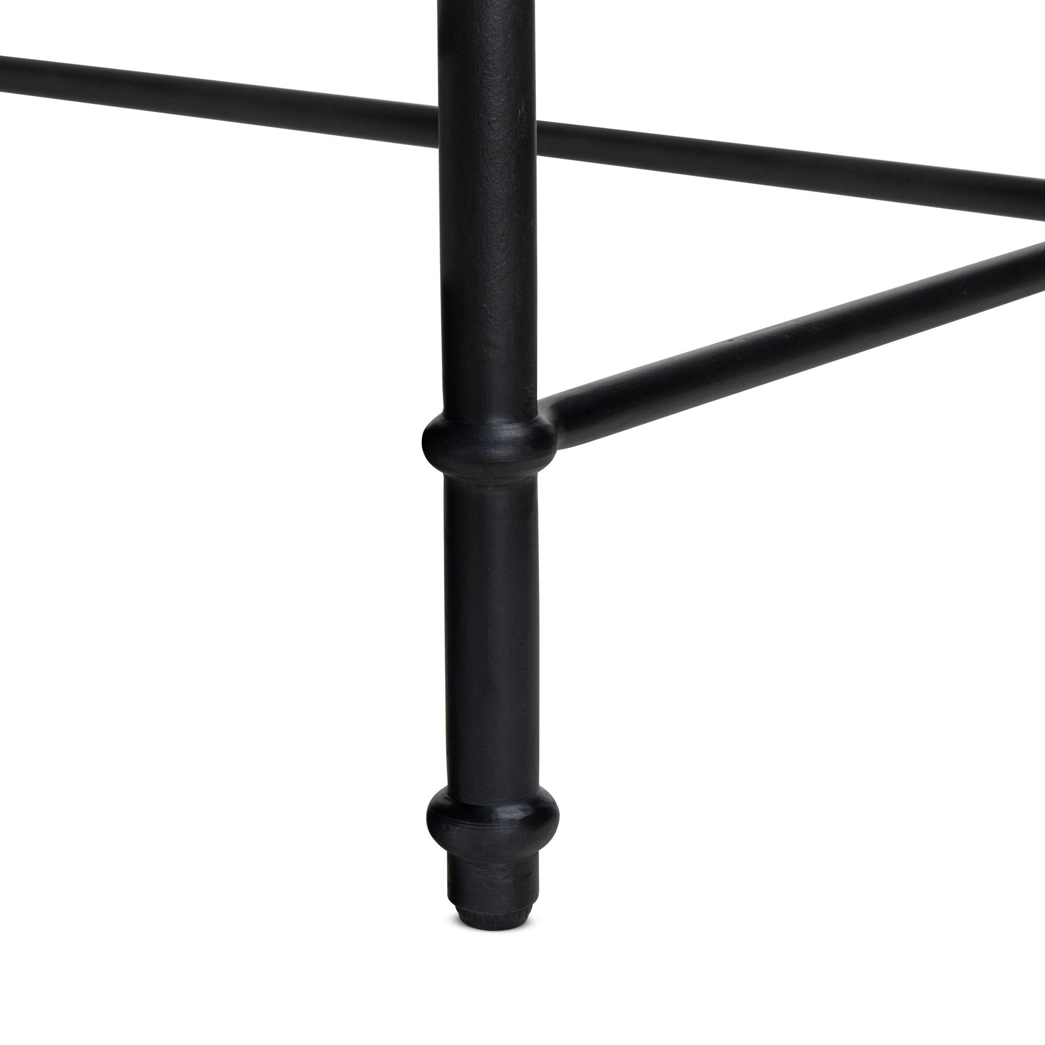 Four Hands Cassia Textured Dark Bronze Double Washstand — texture detail