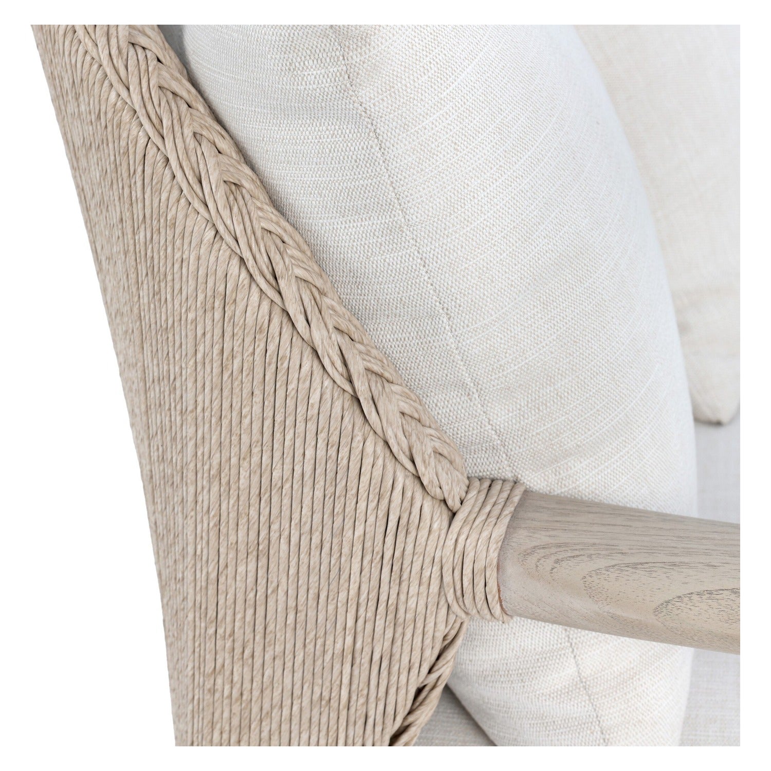Four Hands Gelina Vergo Cream 53in Outdoor Sofa