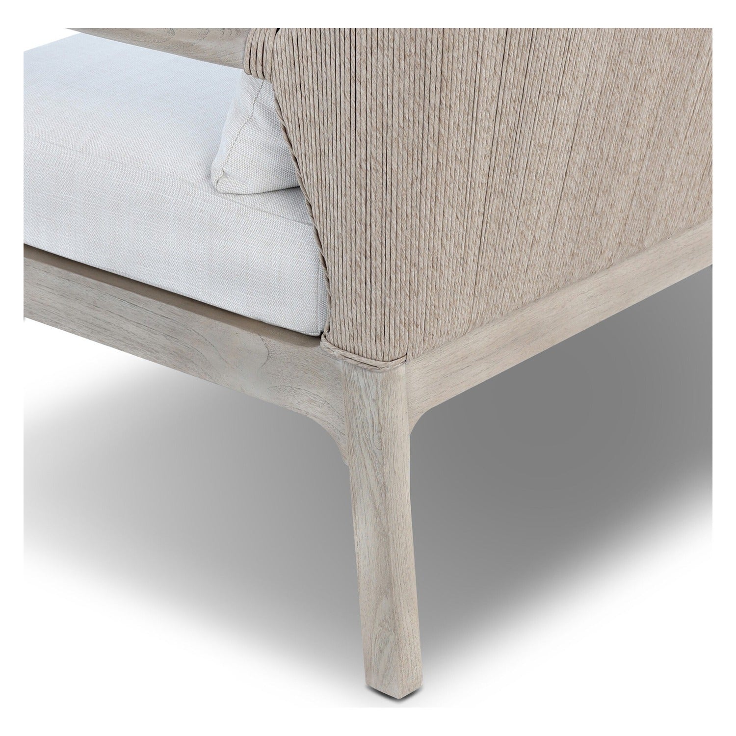 Four Hands Gelina Vergo Cream 53in Outdoor Sofa