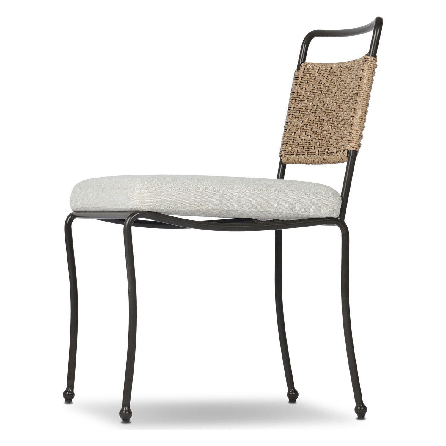 Four Hands Idalia Vergo Cream Outdoor Dining Chair Set of 2