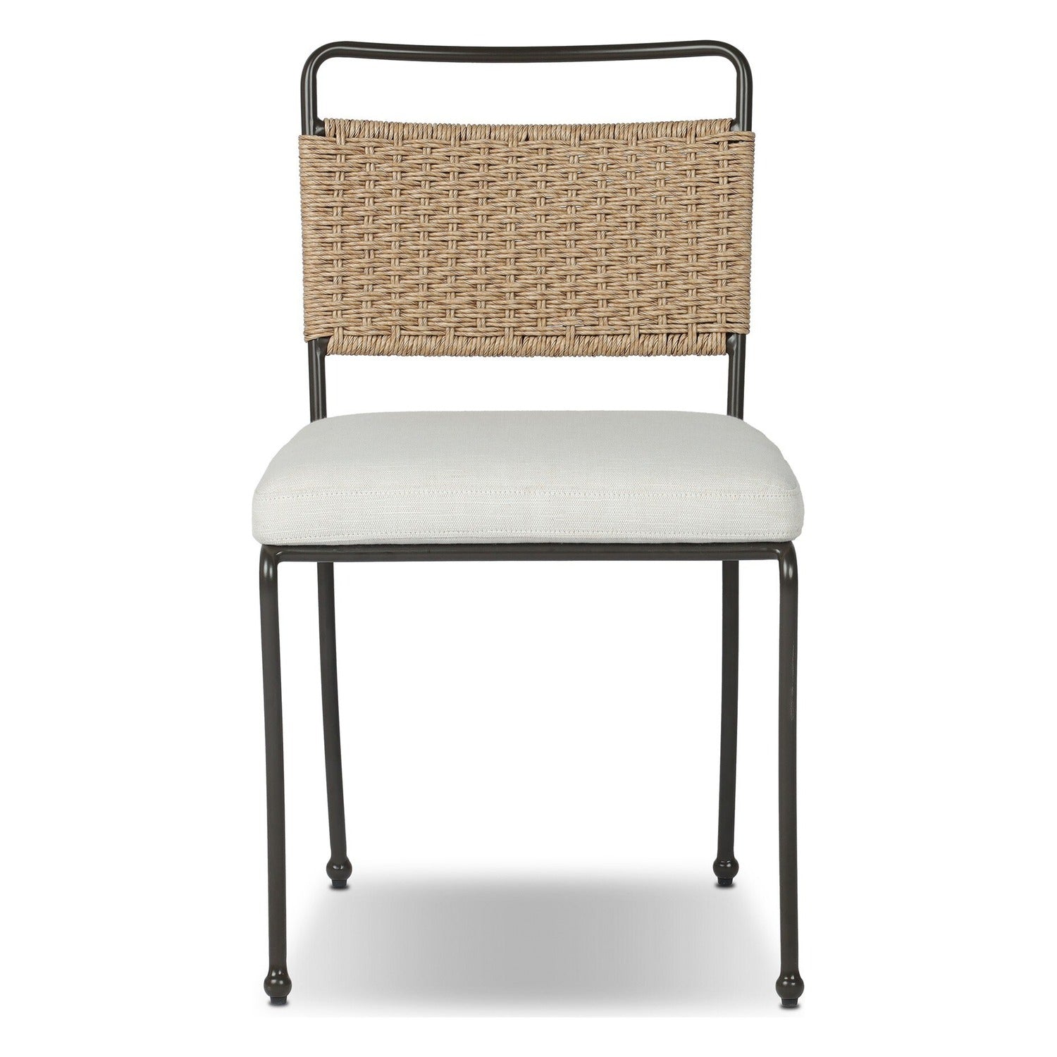Four Hands Idalia Vergo Cream Outdoor Dining Chair Set of 2