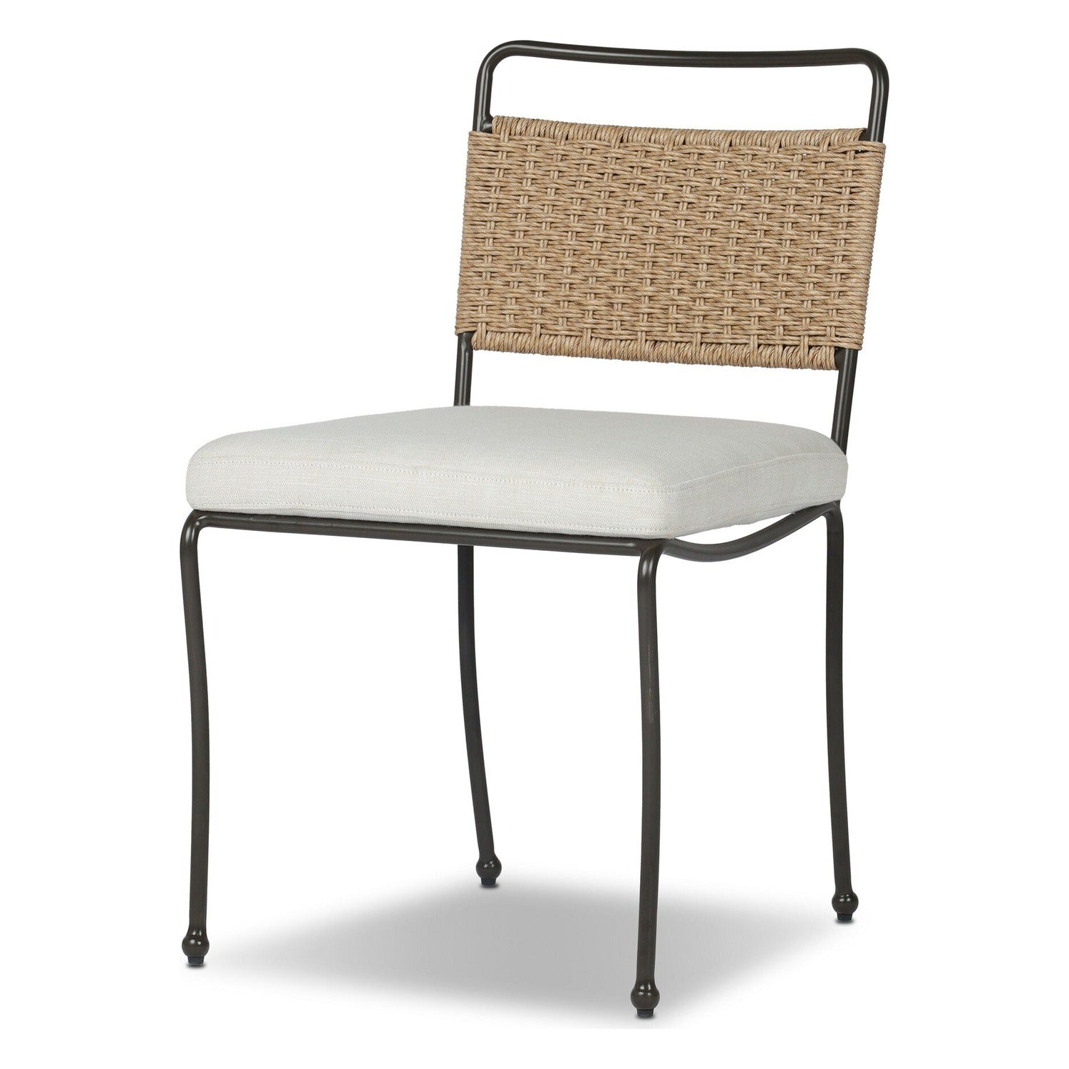 Four Hands Idalia Vergo Cream Outdoor Dining Chair Set of 2
