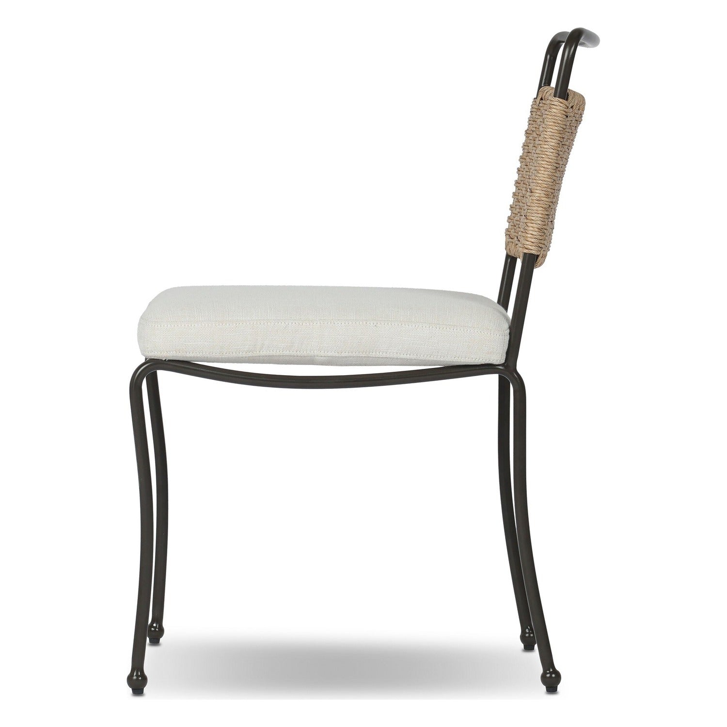 Four Hands Idalia Vergo Cream Outdoor Dining Chair Set of 2
