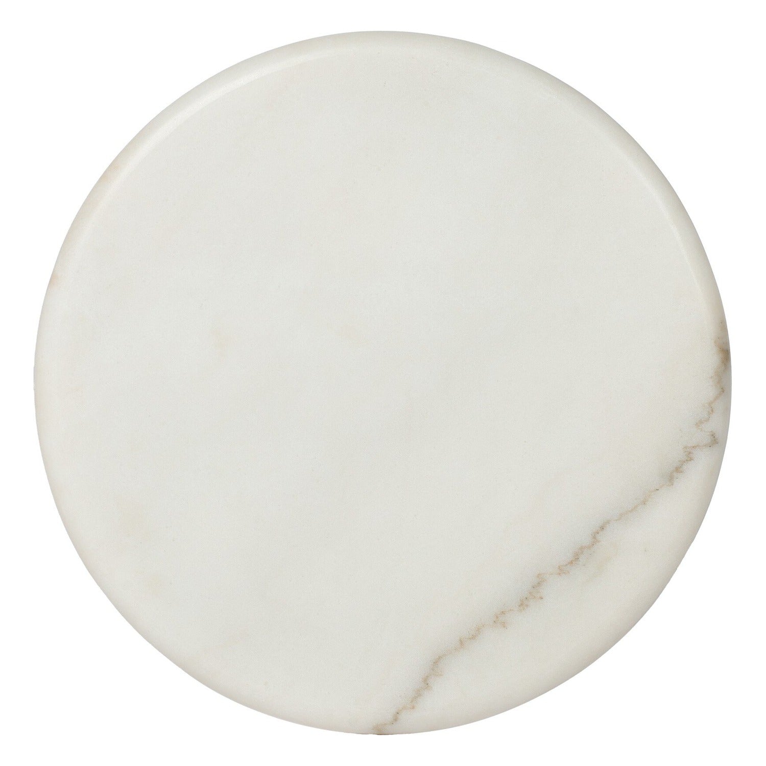 Four Hands Idalia White Marble Outdoor End Table Set of 2
