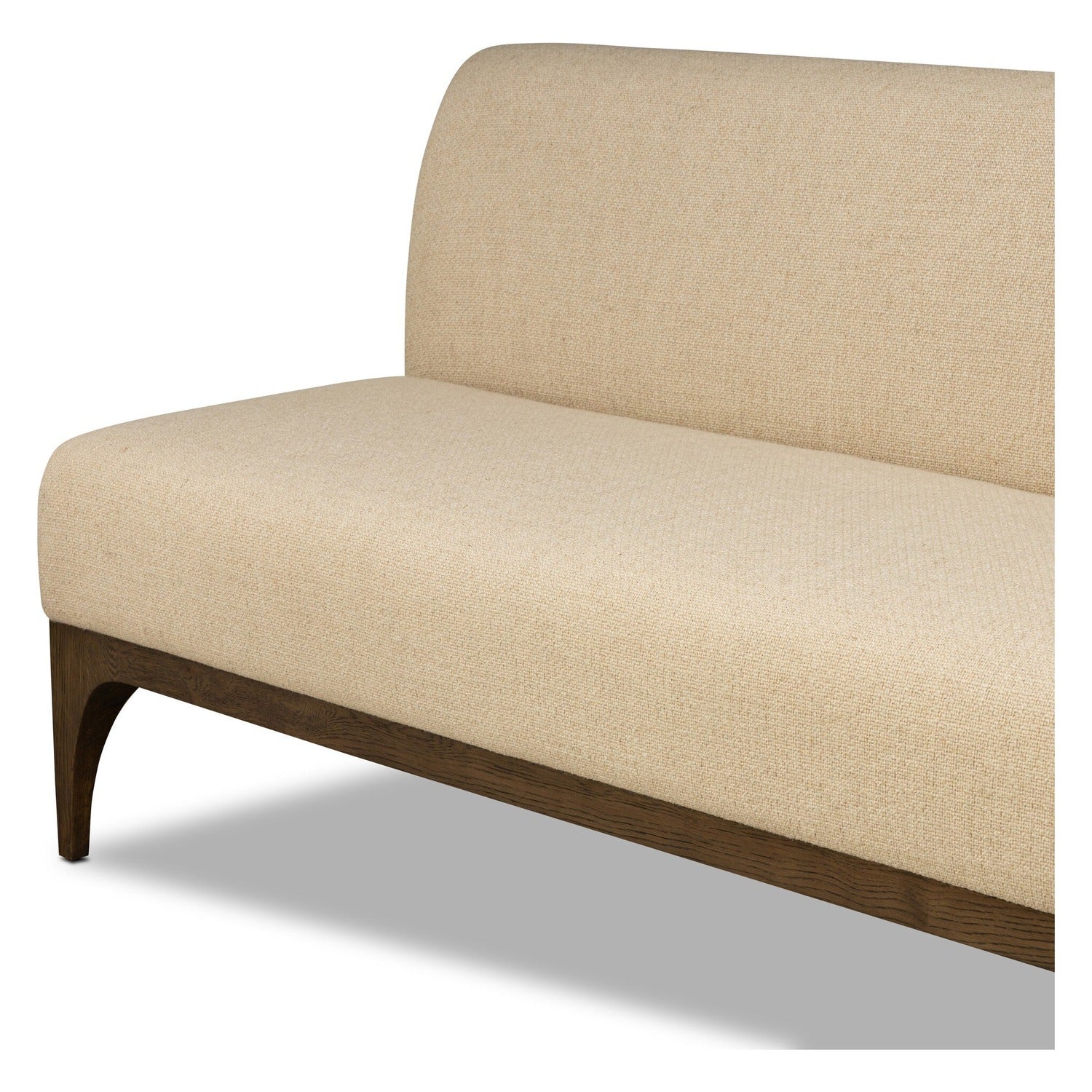 Four Hands Ellington Irving Taupe 49in Banquette Dining Bench