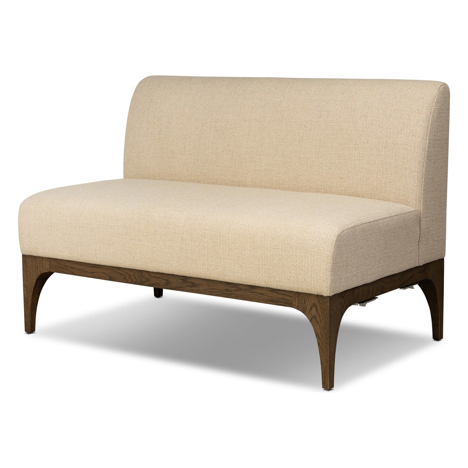Four Hands Ellington Irving Taupe 49in Banquette Dining Bench