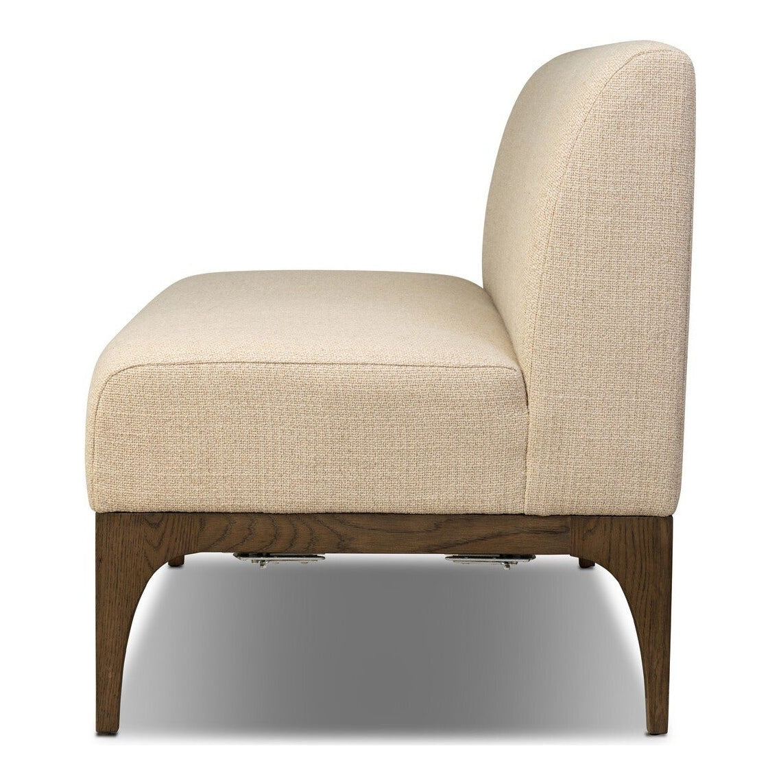 Four Hands Ellington Irving Taupe 49in Banquette Dining Bench