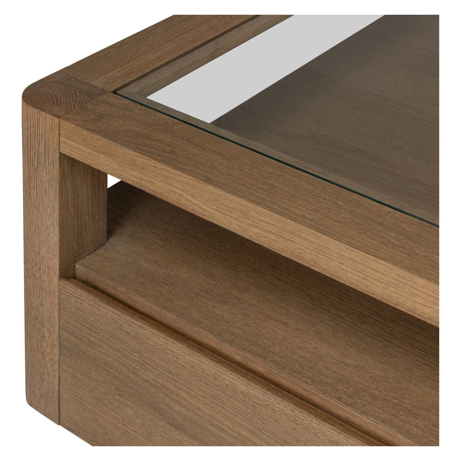Four Hands Shiloh Tempered Glass Coffee Table