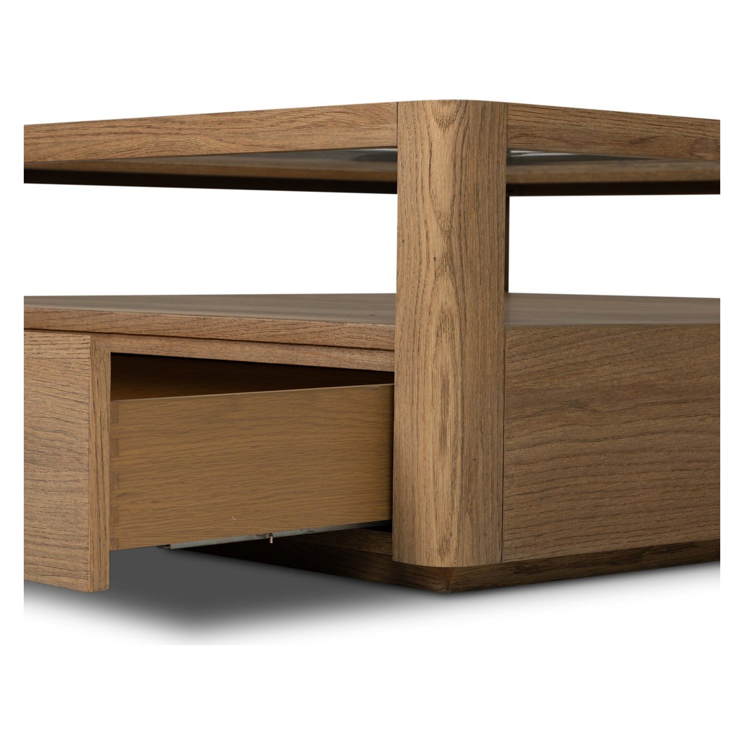 Four Hands Shiloh Tempered Glass Coffee Table