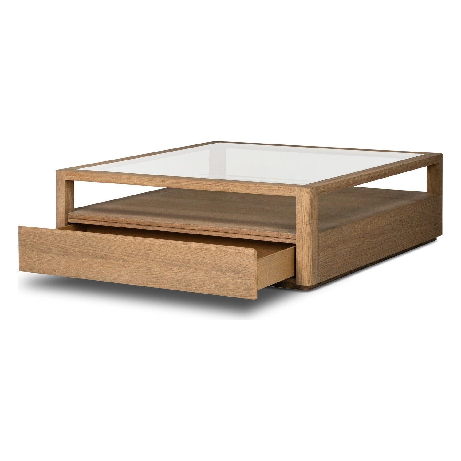 Four Hands Shiloh Tempered Glass Coffee Table