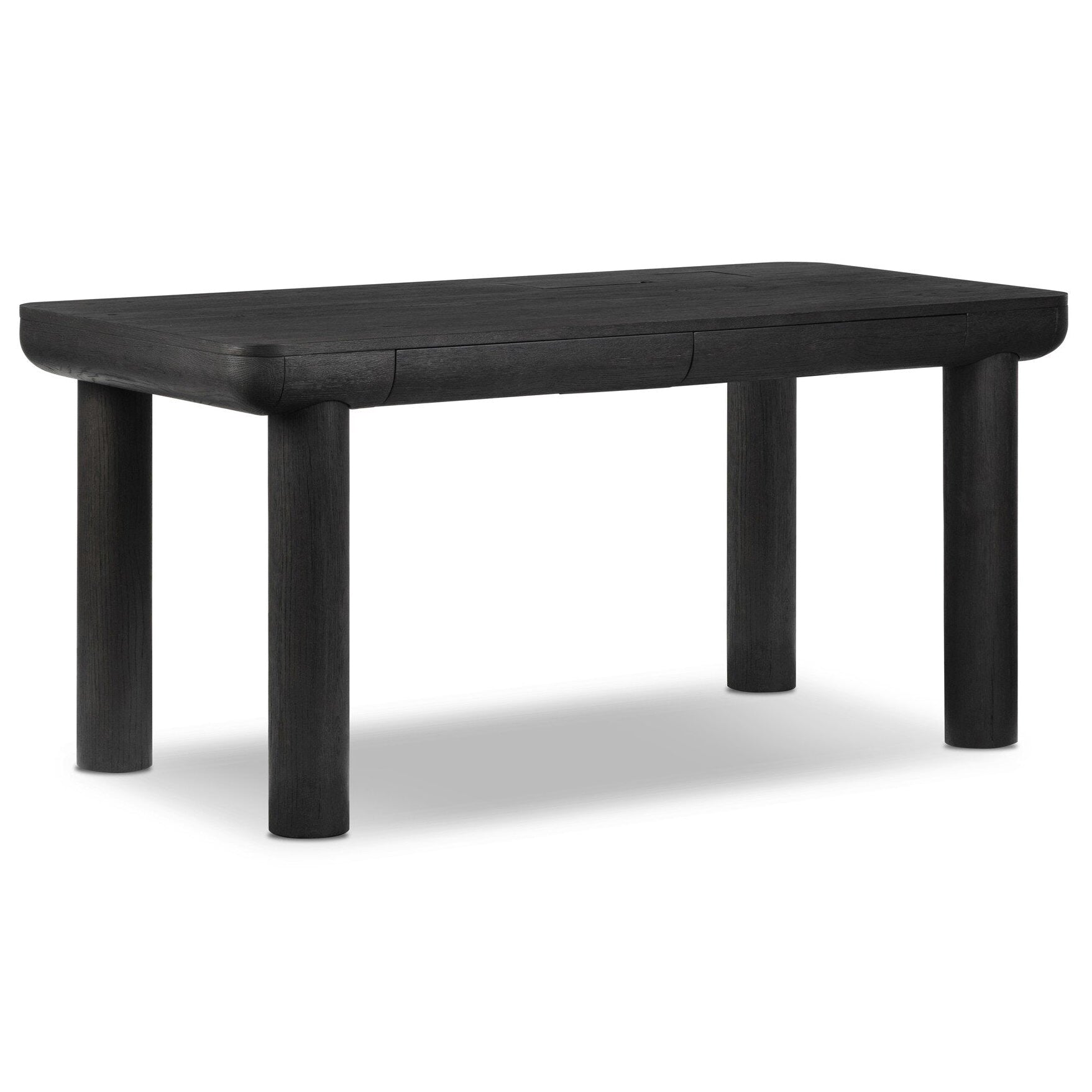 Four Hands Taylor Worn Black Oak Standing Desk full product view