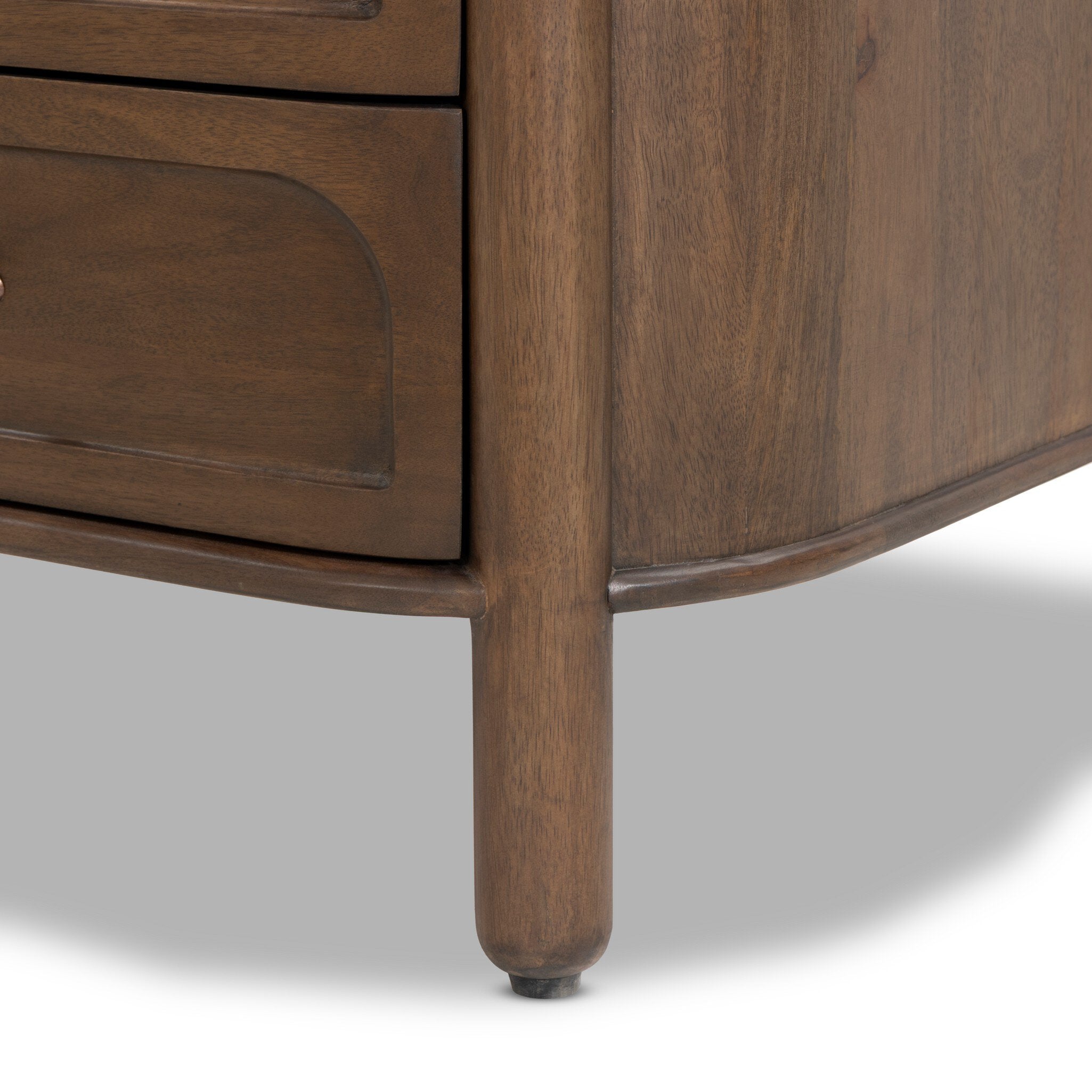 Four Hands Divion Warm Brown Mango Nightstand — Iron