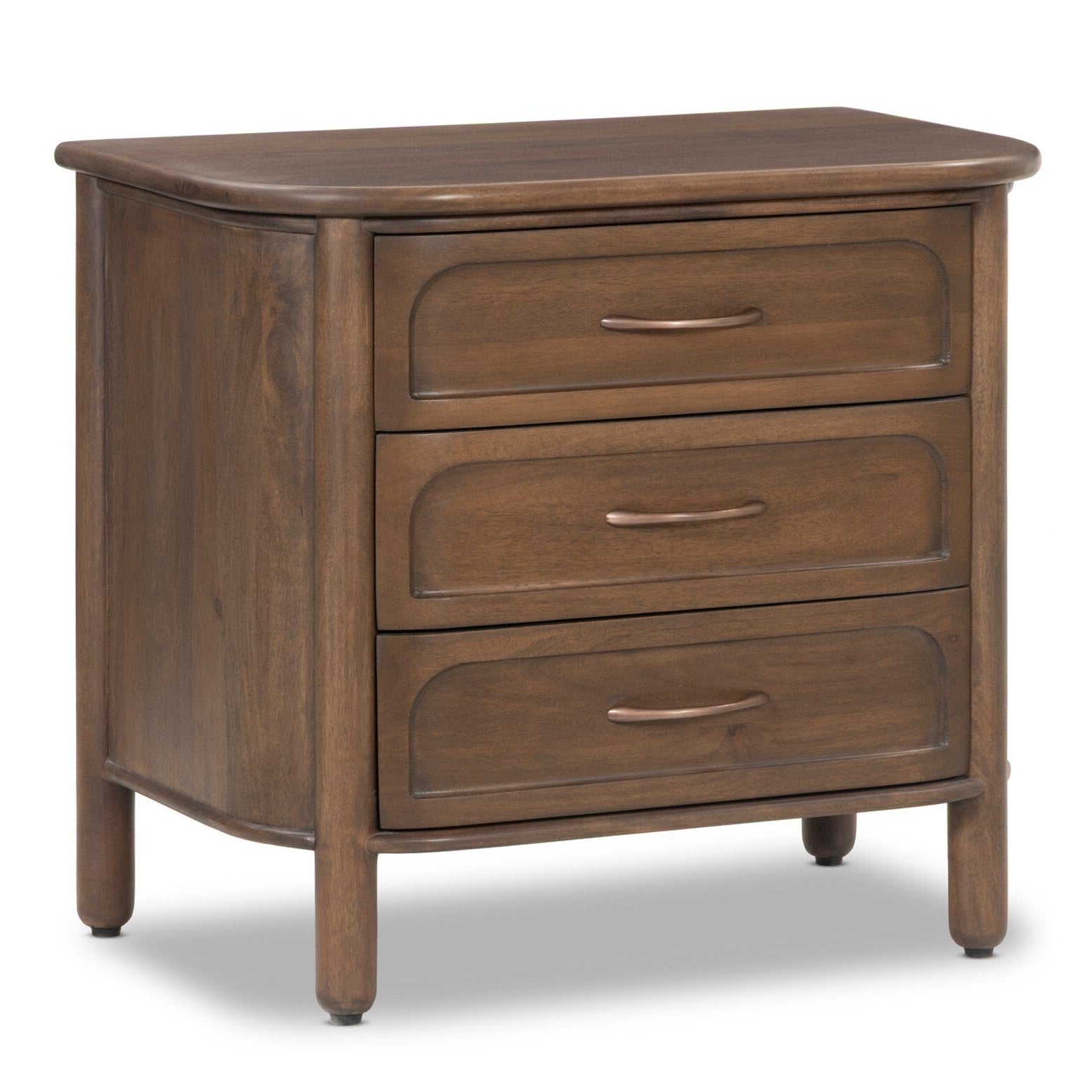 Four Hands Divion Warm Brown Mango Nightstand full product view
