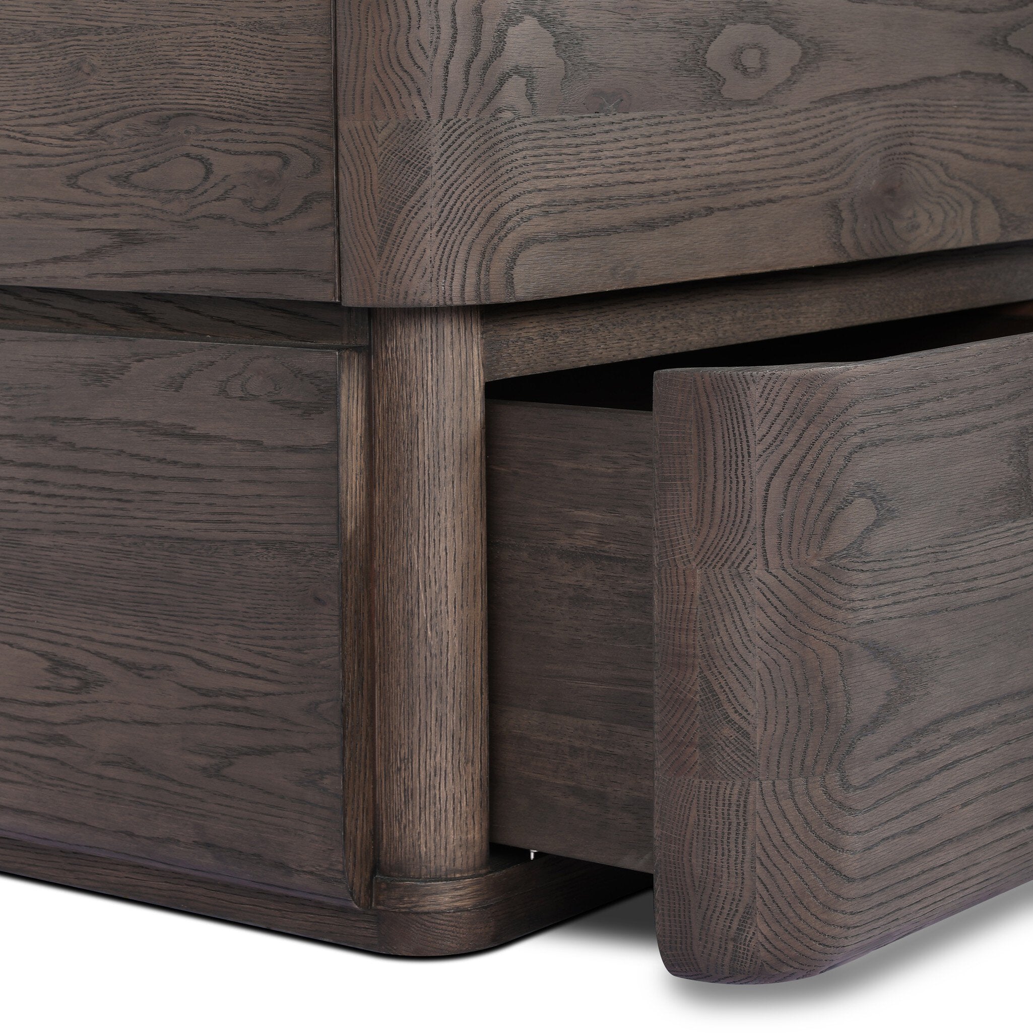 Four Hands Trona Tobacco Oak Nightstand — Solid Oak