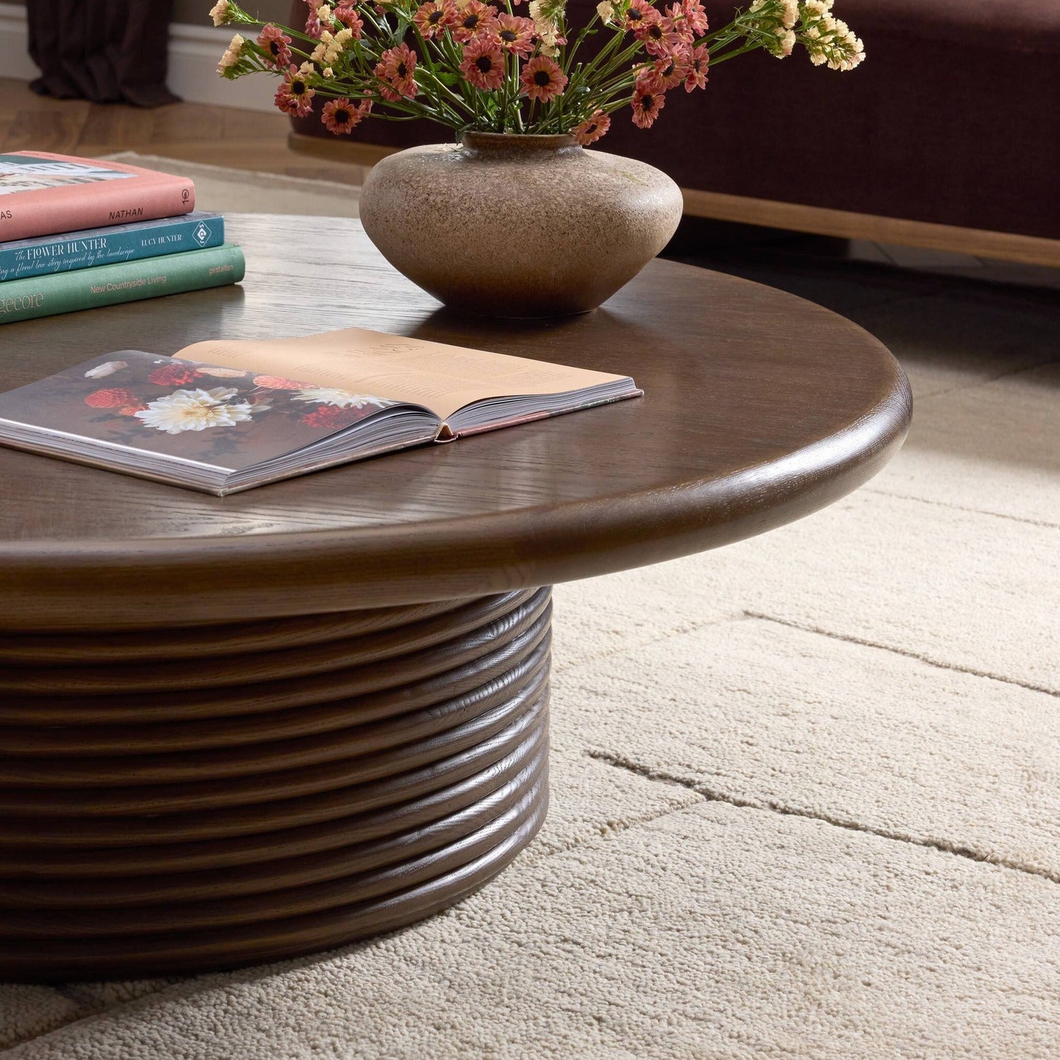 Four Hands Benny Spiced Oak Coffee Table