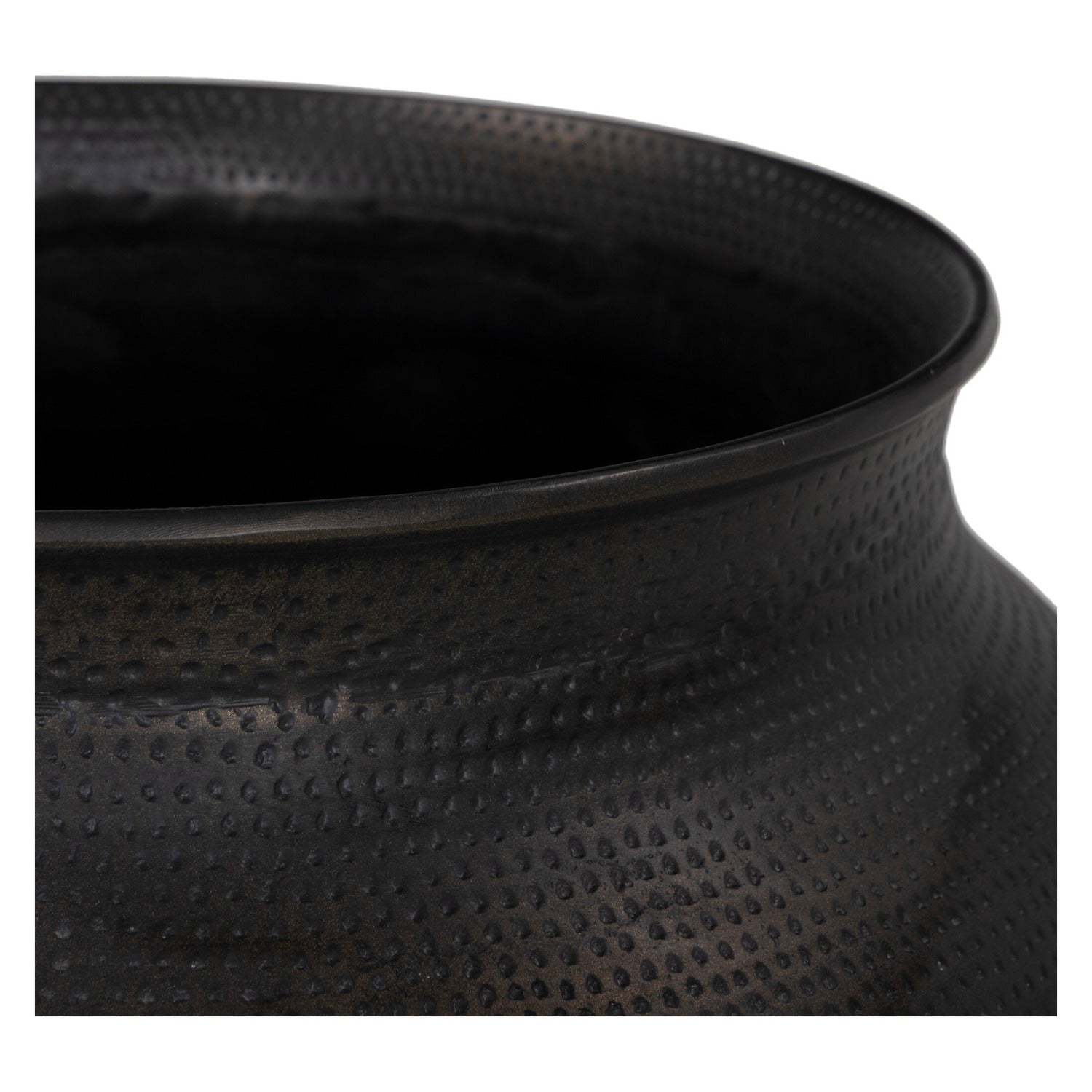 Four Hands Kavya Hammered Antique Bronze Planter