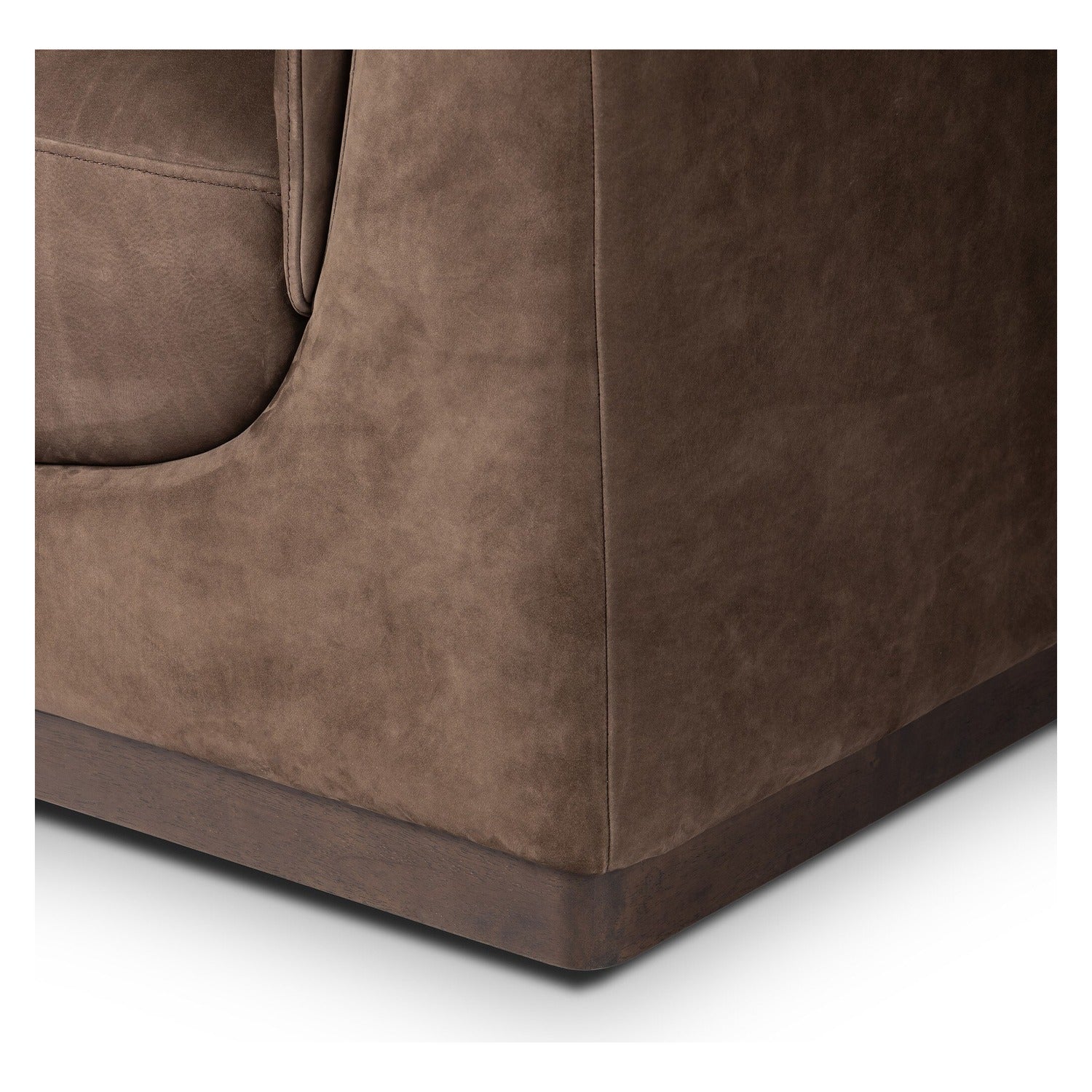 Four Hands Santino Nubuck Cigar Swivel Chair