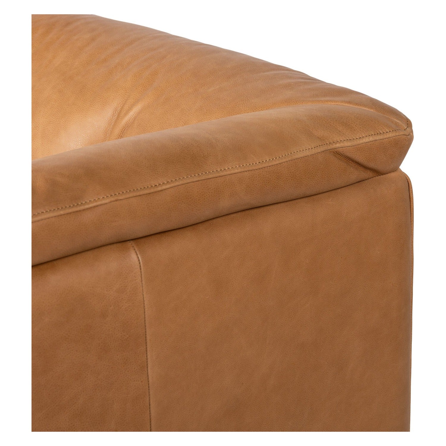 Four Hands Santino Palermo Cognac Swivel Chair