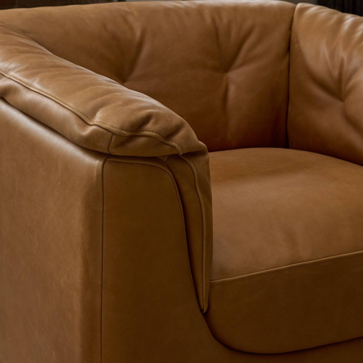 Four Hands Santino Palermo Cognac Swivel Chair