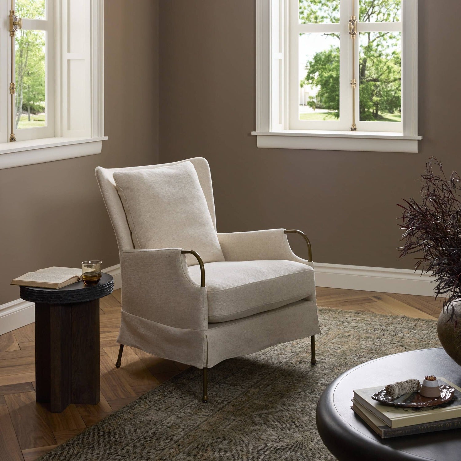 Four Hands Jenaya Bergamo Parchment Chair