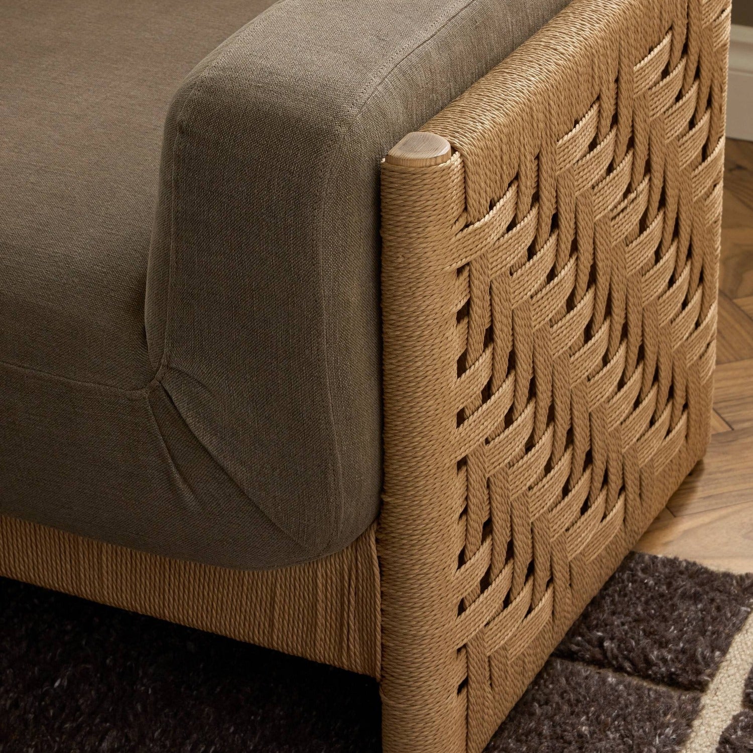 Four Hands Collier Broadway Coffee Chaise
