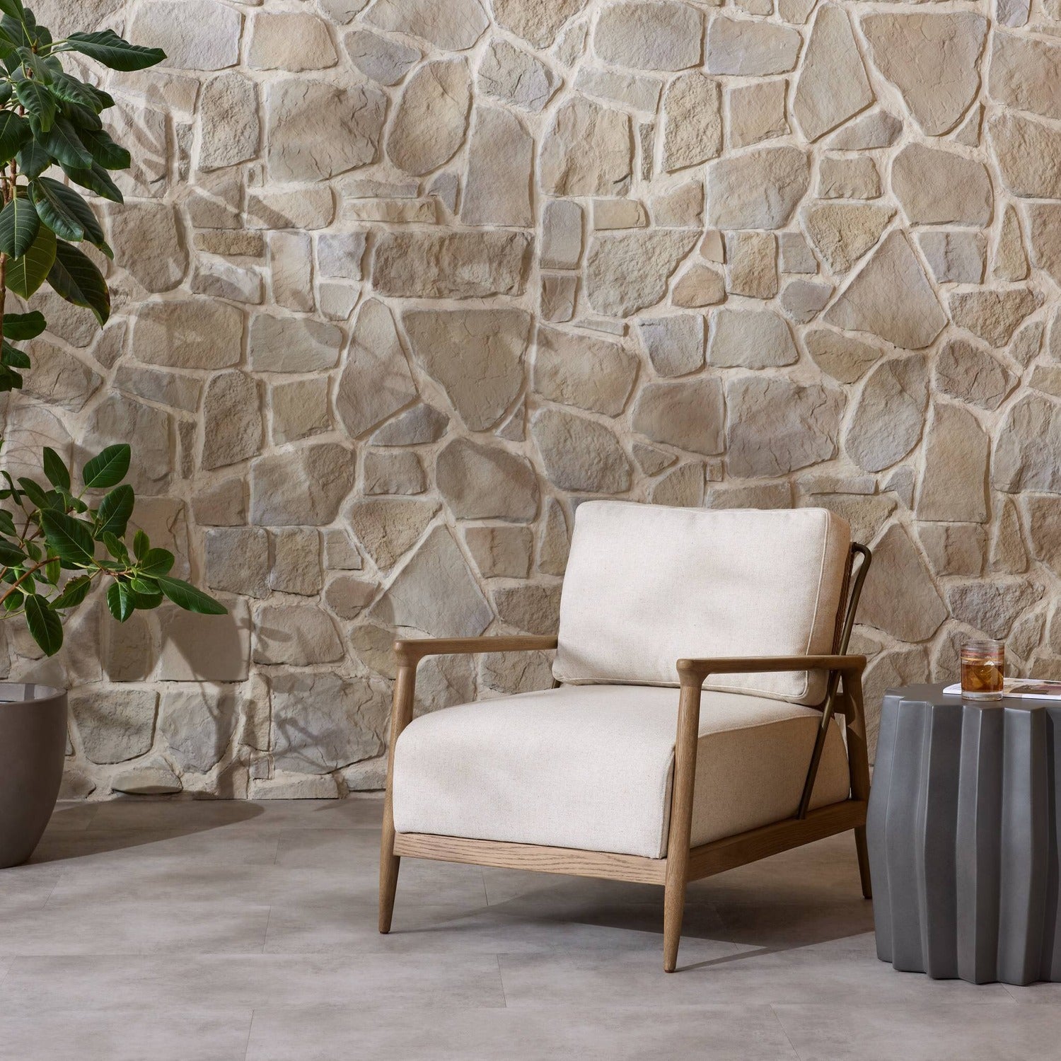 Four Hands Nisha Antwerp Natural Chair
