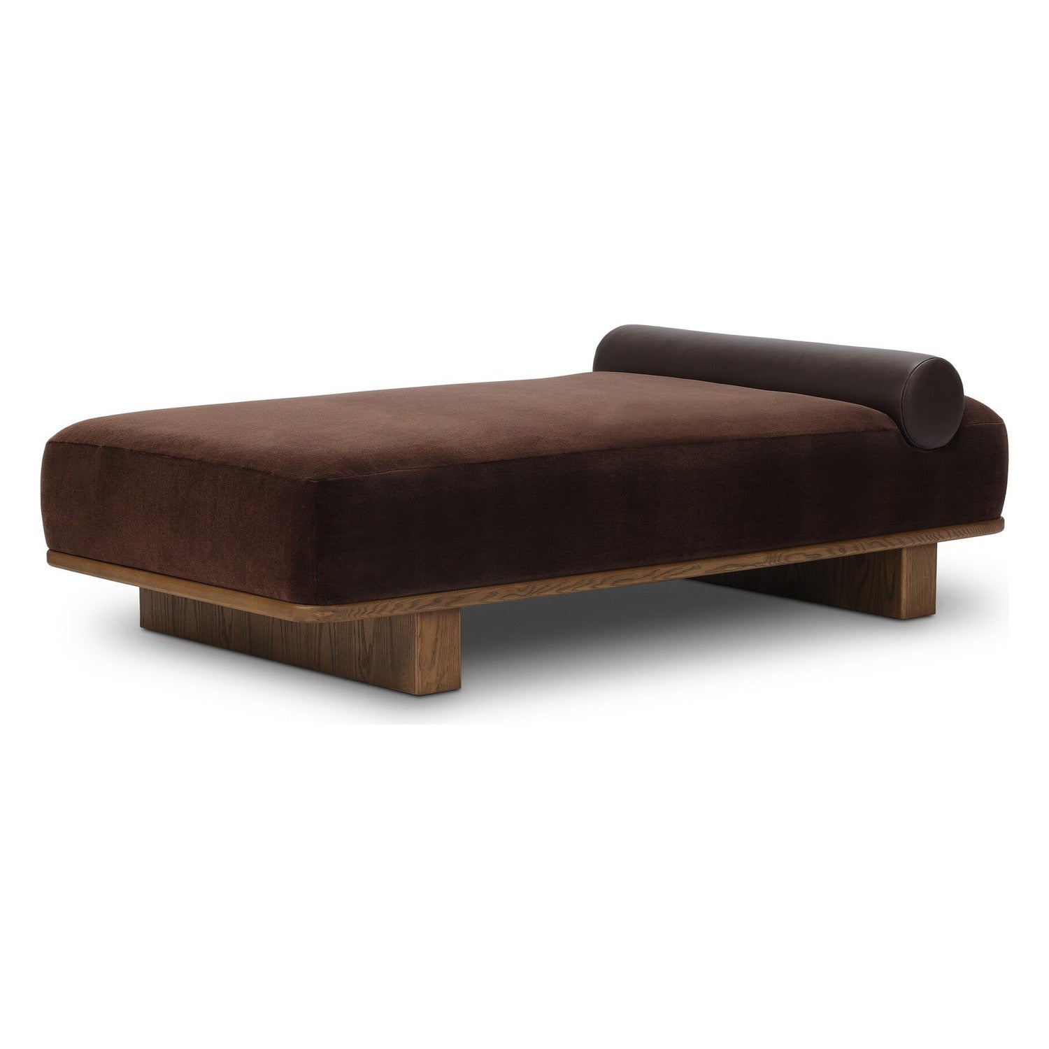 Four Hands Teia Monte Chocolate Chaise