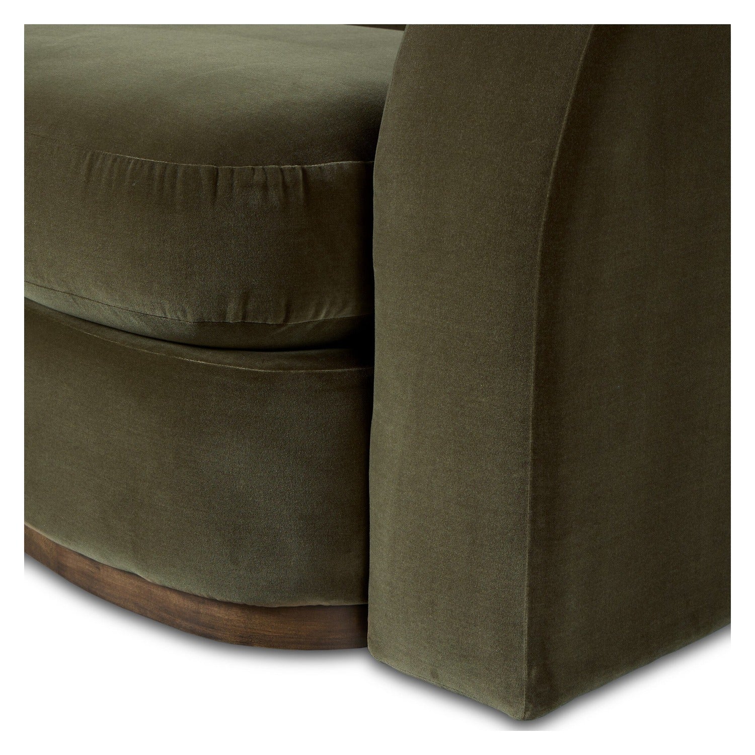 Four Hands Lavera Surrey Olive 99in Sofa