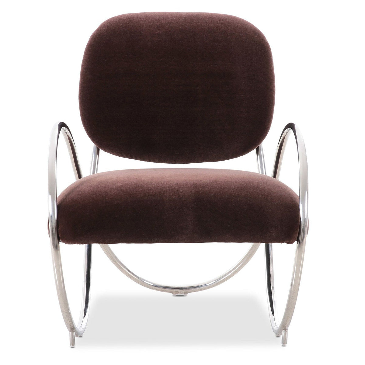 Four Hands Borro Monte Chocolate Chair front view