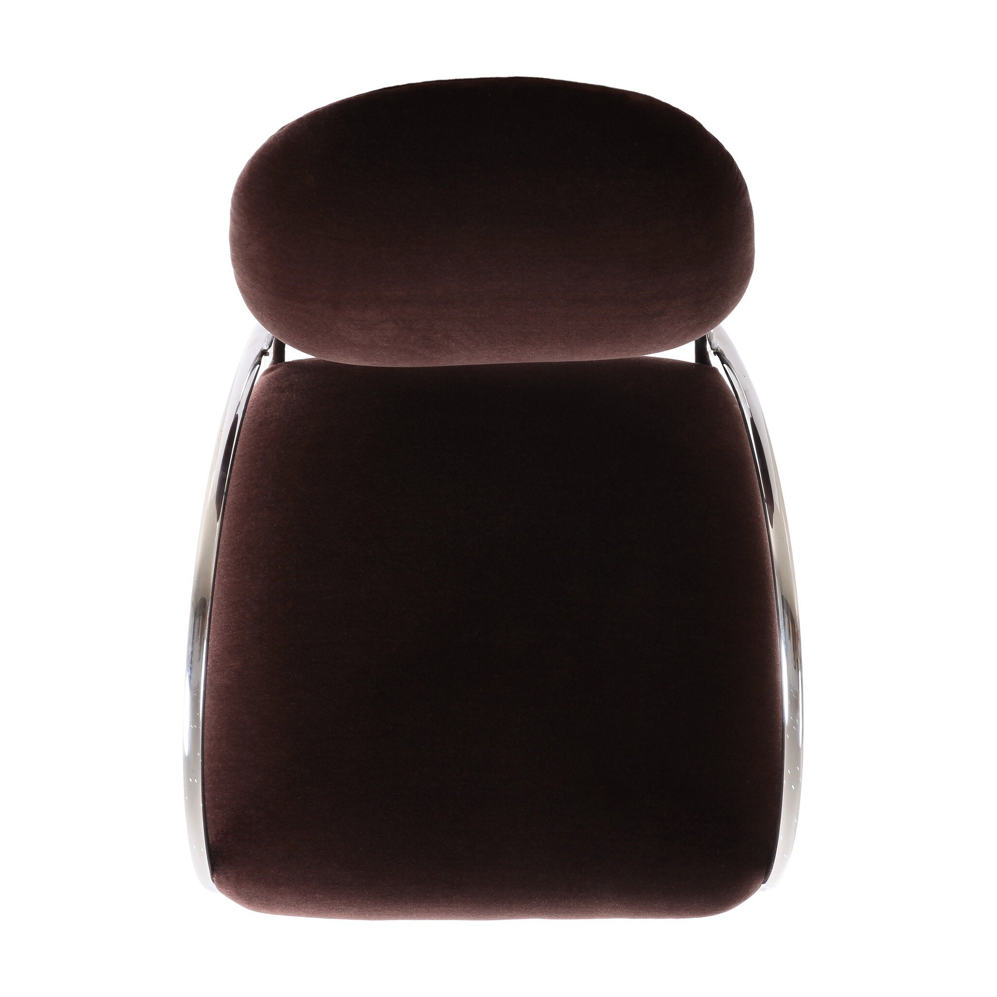 Four Hands Borro Monte Chocolate Chair top-down view