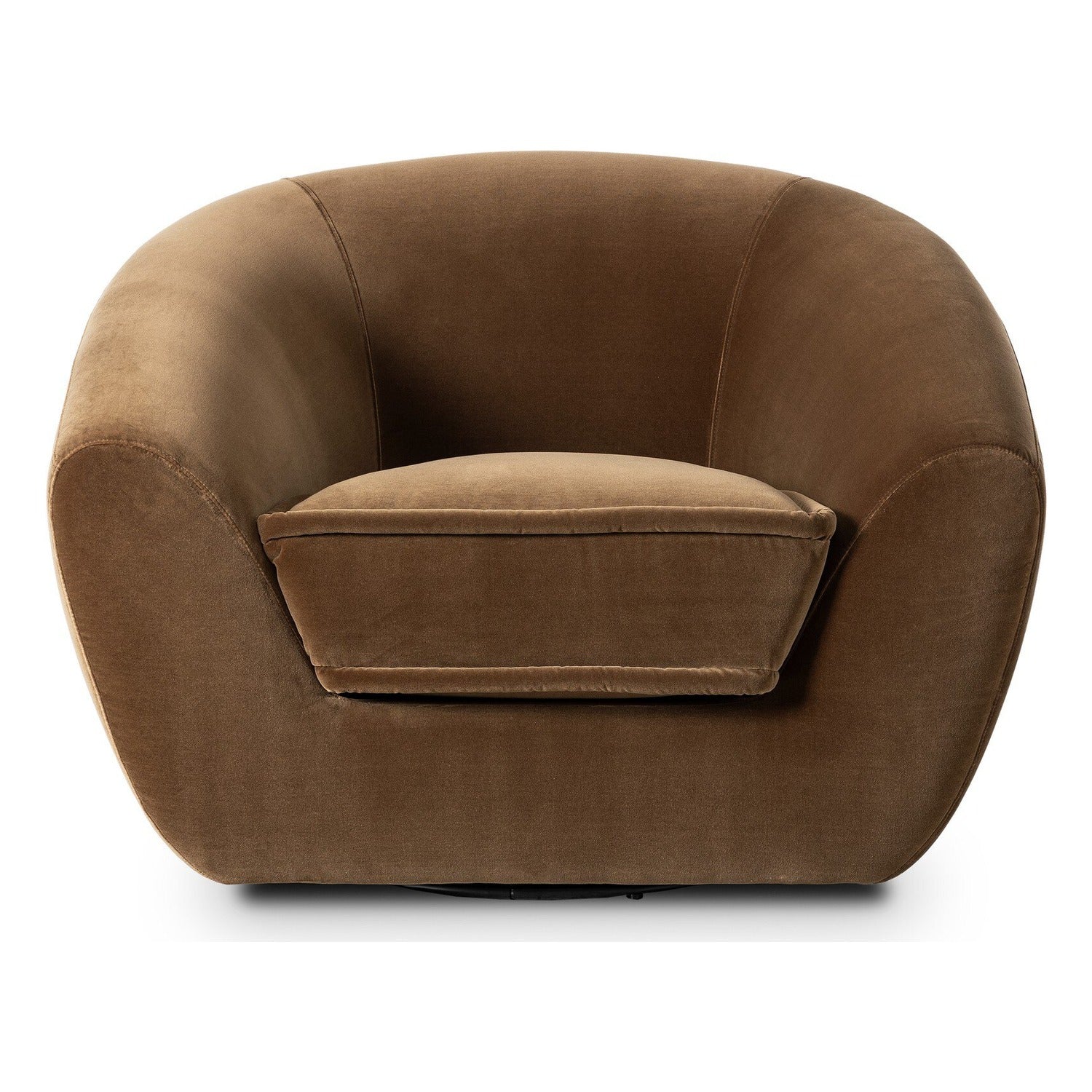 Four Hands Chantal Surrey Ochre Swivel Club Chair