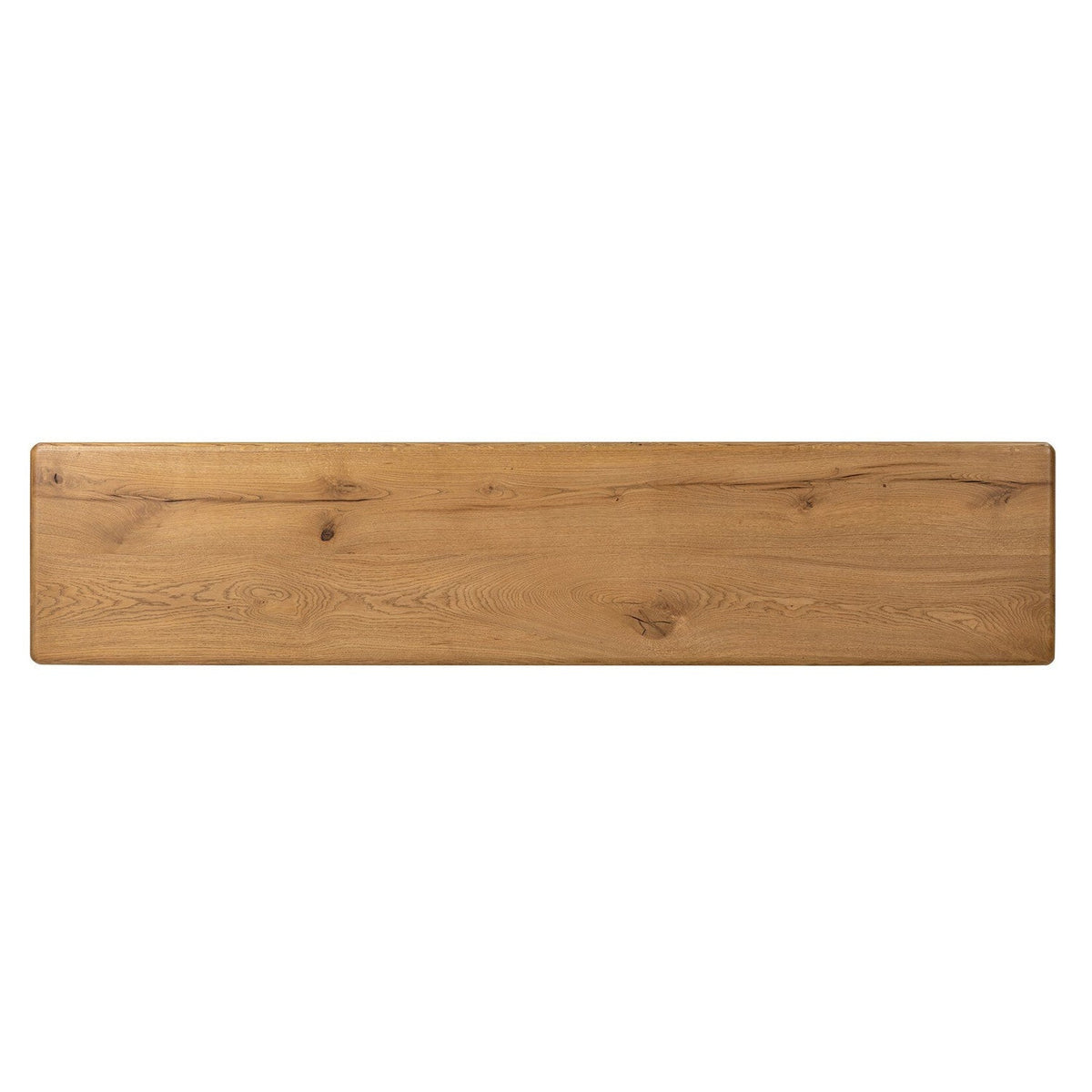 Four Hands Marcon Natural Reclaimed French Oak Console Table top-down view