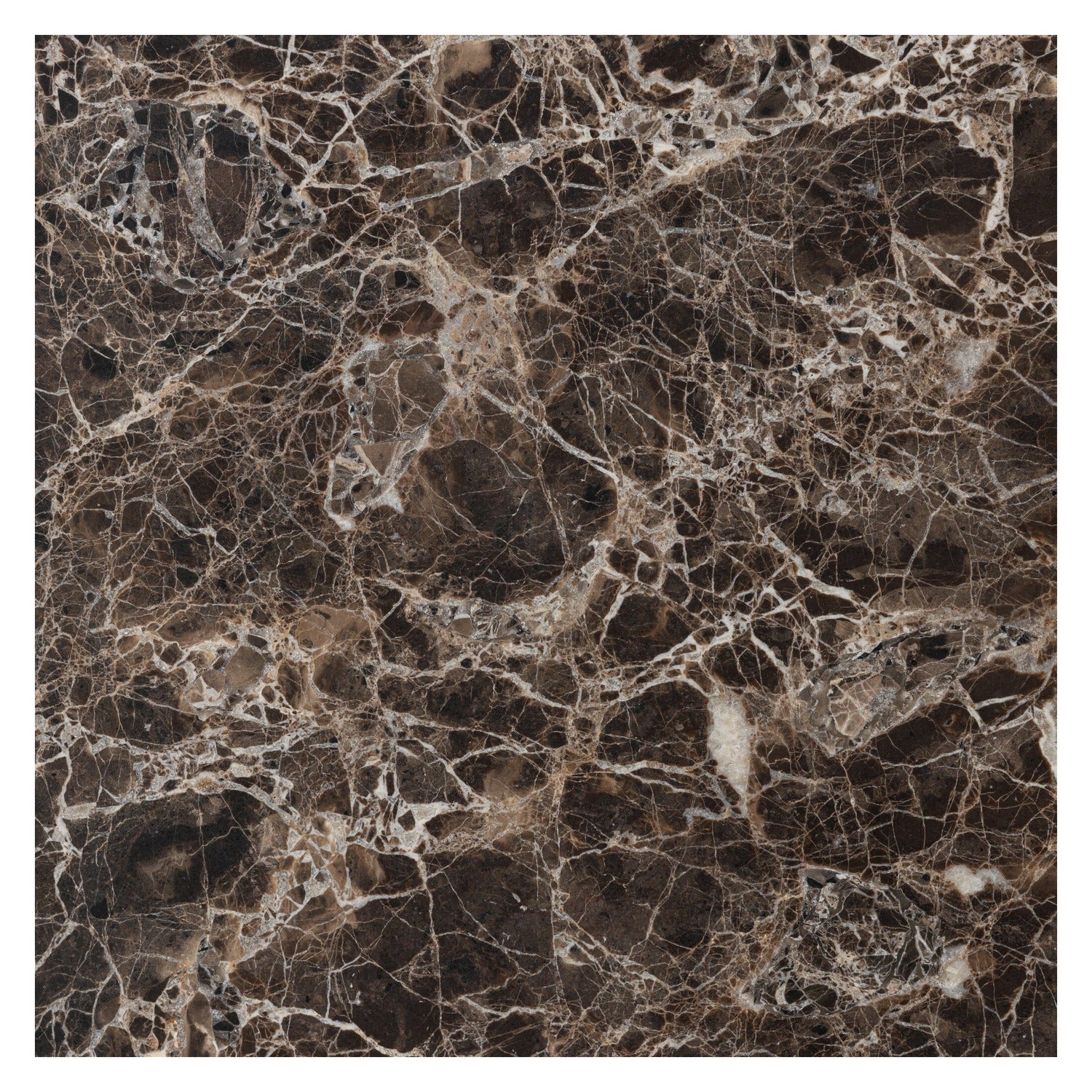 Four Hands Marcia Brown Emperador Marble Square Coffee Table